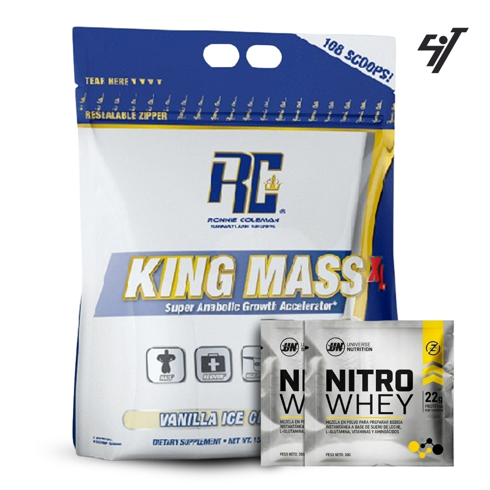 Ganador De Peso Ronnie Coleman King Mass 15 Lb Vainilla - 1