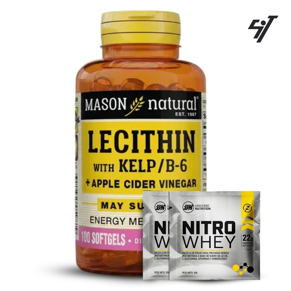 Lecithin With Kelp/B6 Plus Apple Cider Vinegar (100 Softg) - 1