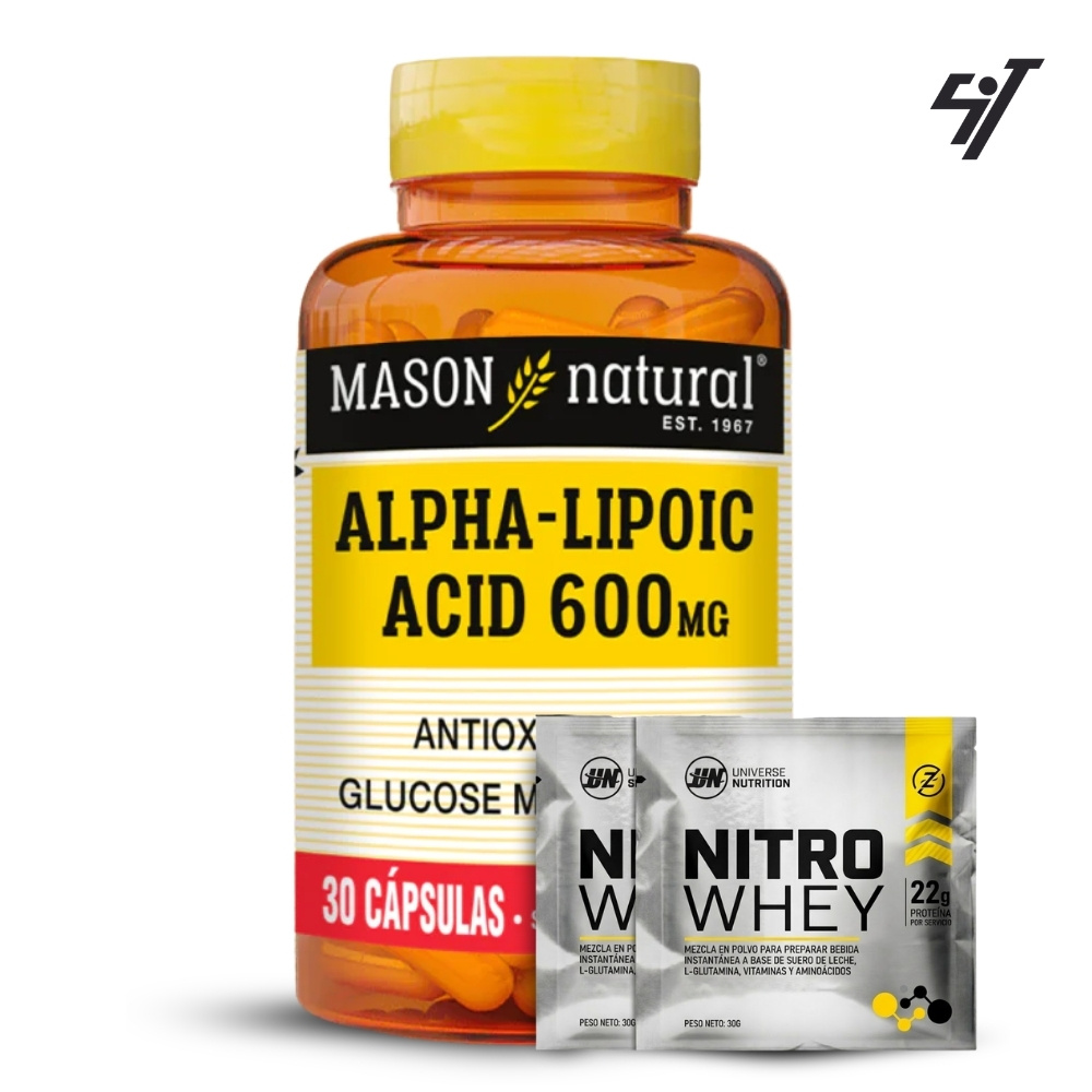 Mason Ácido Alfa Lipoico 600 mg Cápsulas 30 Caps - 1