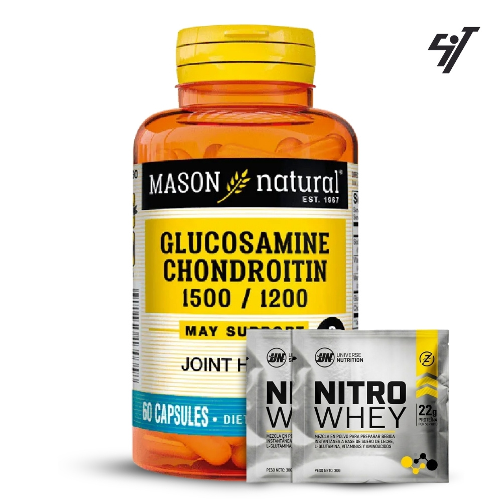 Vitamina Mason Glucosamine Chondroitin 1500/11 (60 Cap) - 1