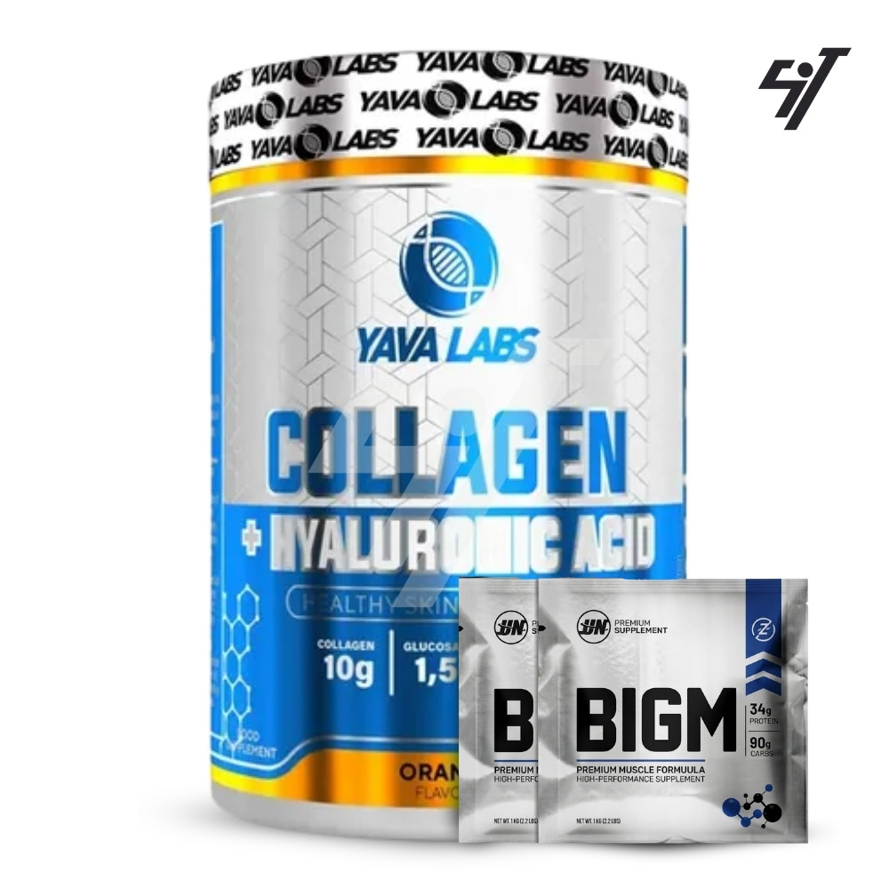 COLÁGENO + ACIDO HIALURONICO 400GR 20 SERV - NARANJA - 1
