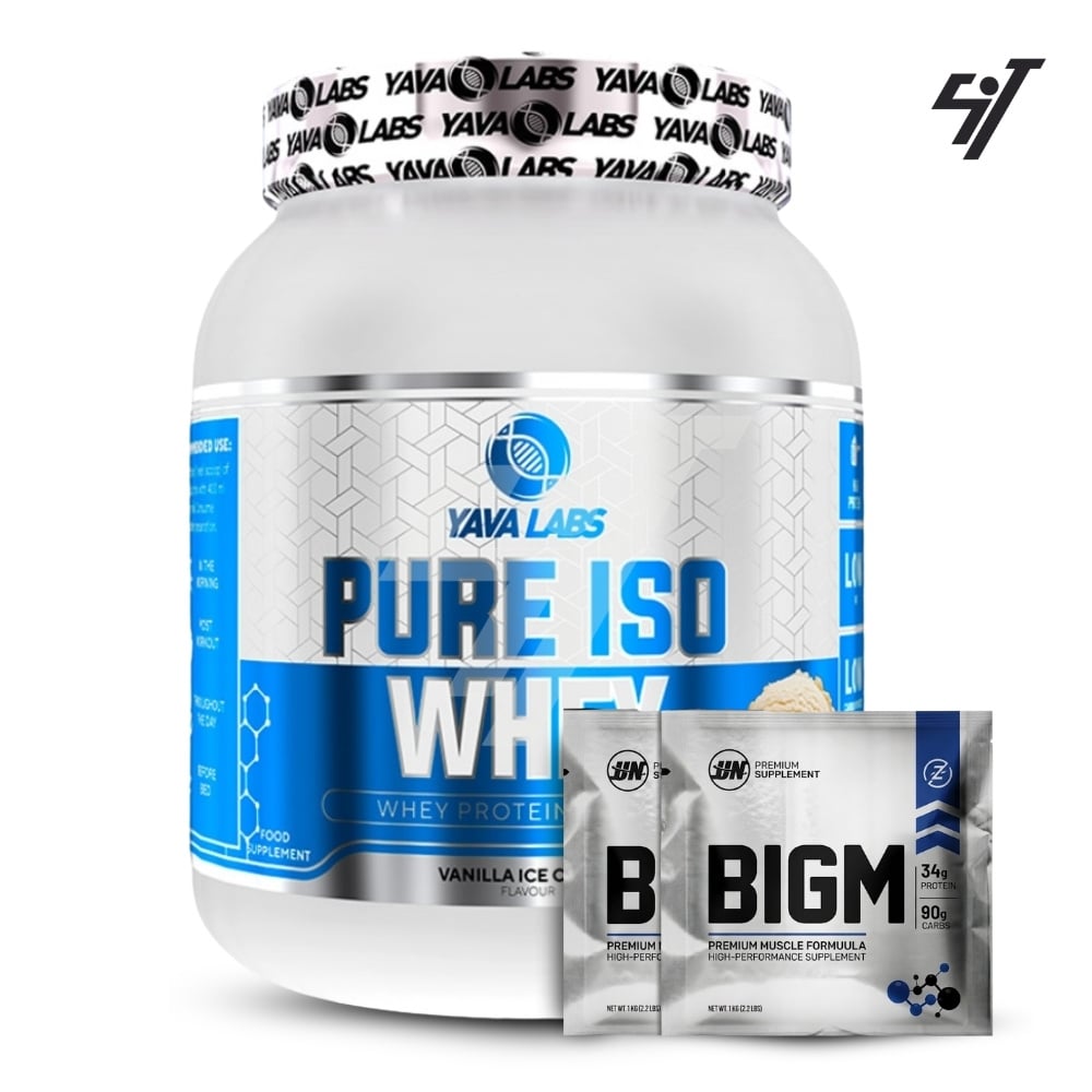 PROTEÍNA YAVA LABS ELITE WHEY PROTEIN 1KG VAINILLA+SHAKER - 1