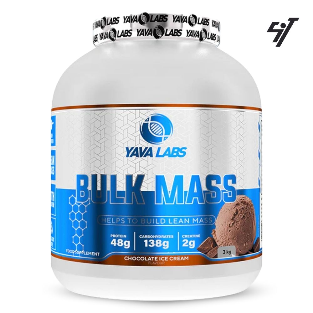 MASS GAINER YABA LABS BULK MASS 3 KG CHOCOLATE+SHAKER - 1