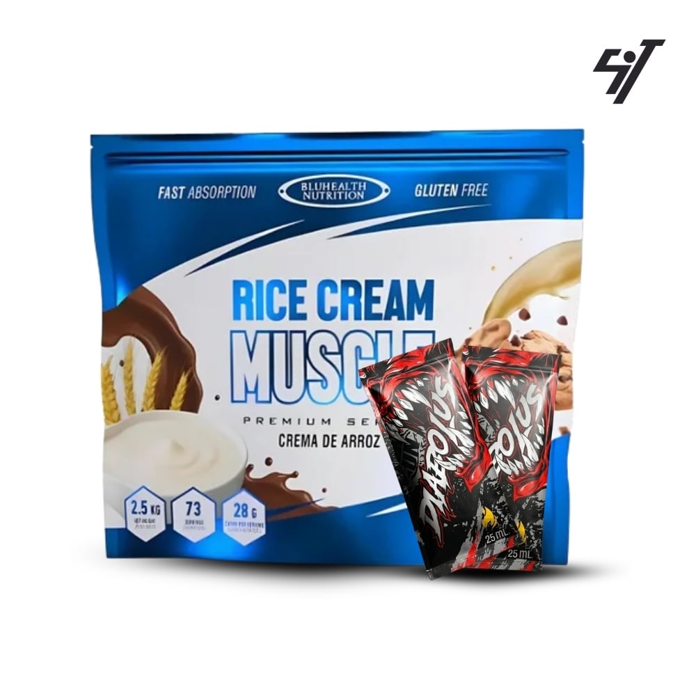 CREMA DE ARROZ 2KG COOKIES+SHAKER - 1
