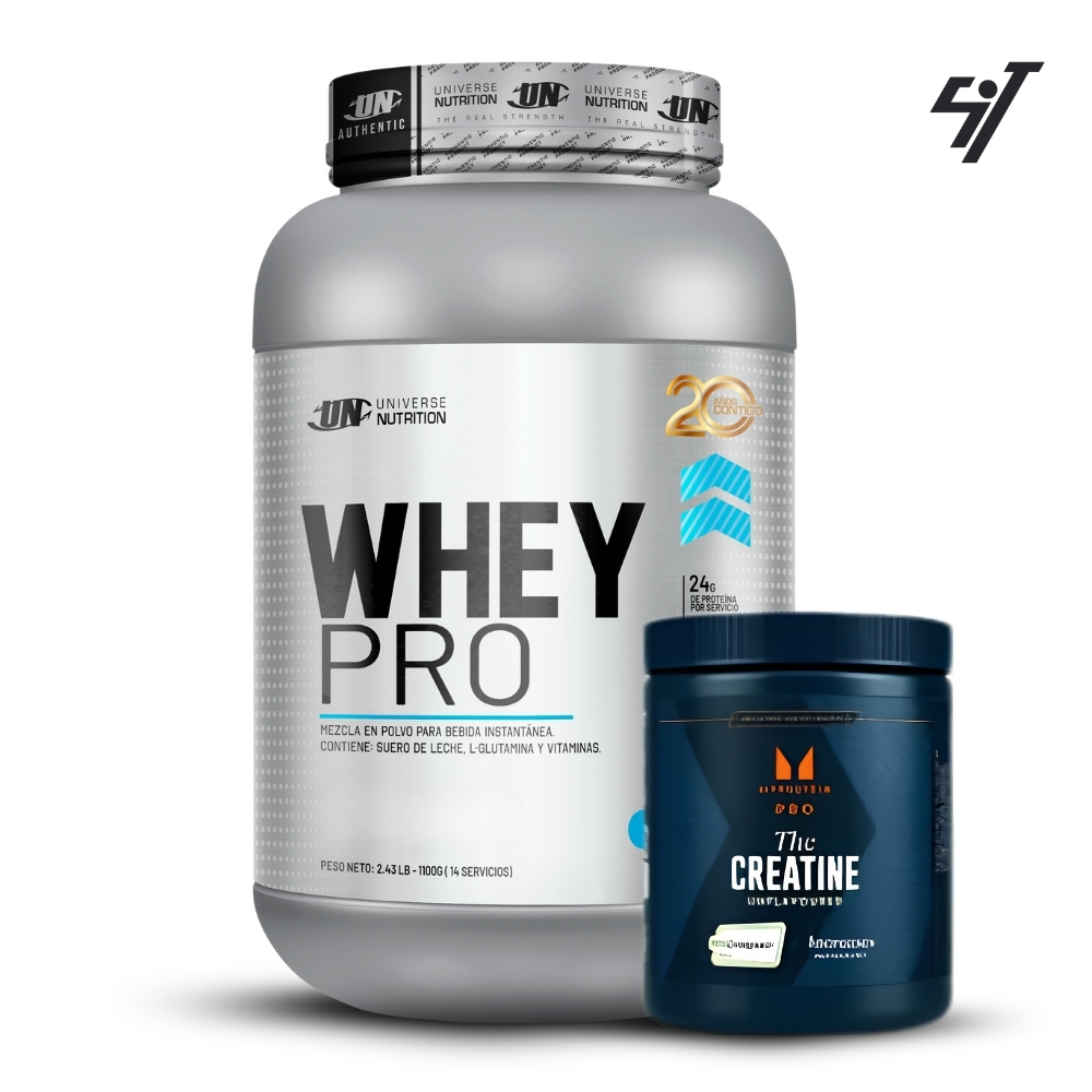 WHEY PRO 1.1 KG VAINILLA+CREATINA CREAPURE MYPROTEIN 500GR - 1