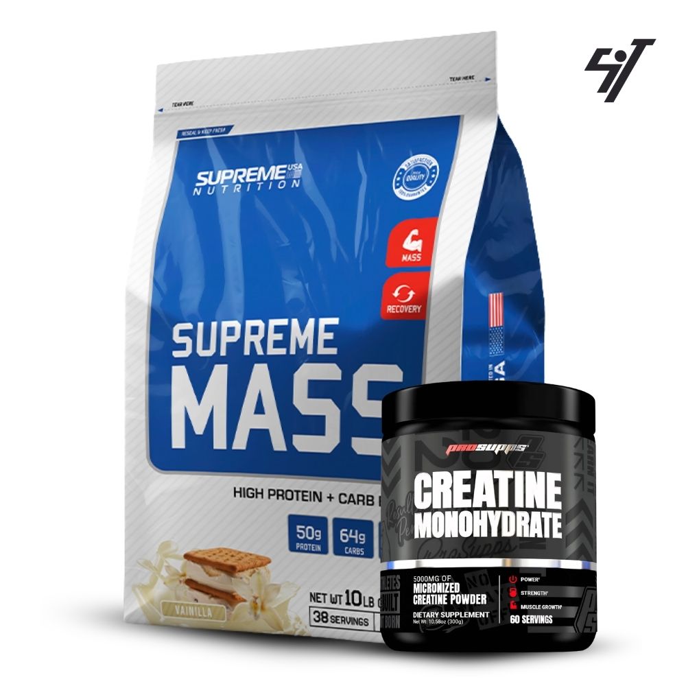 SUPREME MASS 10LB VAINILLA+CREATINA PROSUPPS 300GR - 1