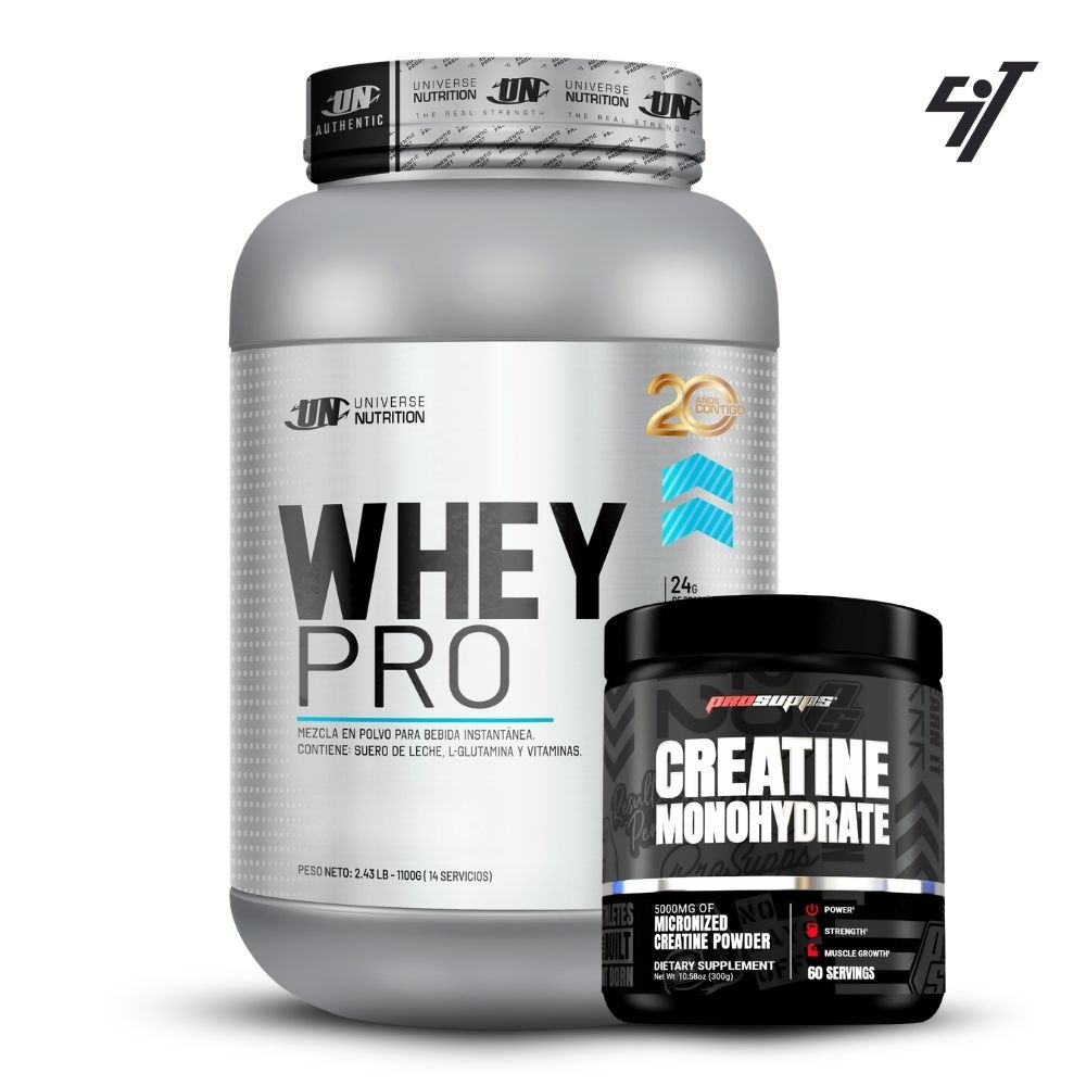 WHEY PRO 1.1 KG COOKIES+CREATINA PROSUPPS 300GR - 1