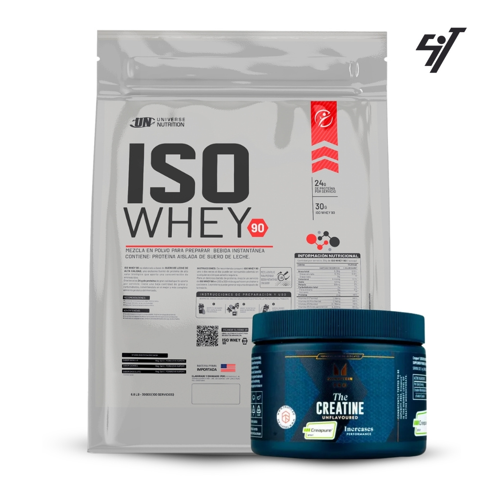 ISO WHEY 90 5 KG COOKIES+CREATINA CREAPURE MYPROTEIN 250GR - 1