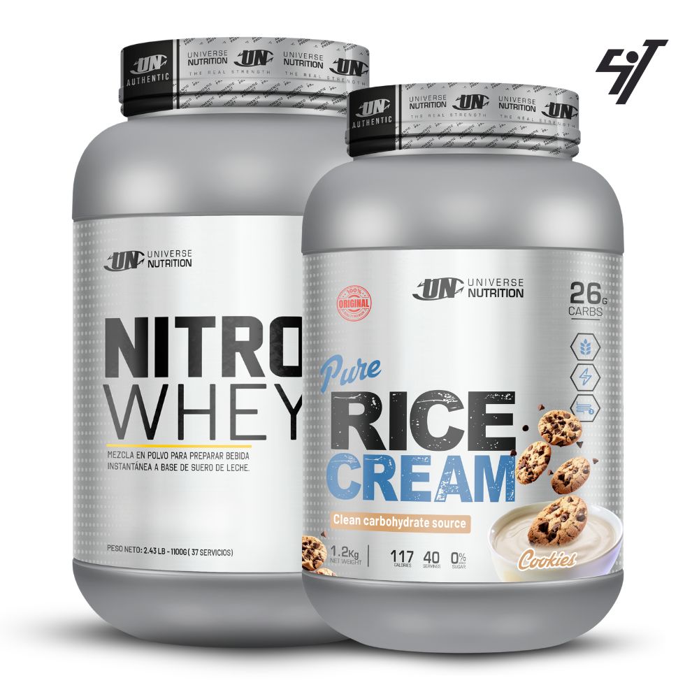 NITRO WHEY 1.1 KG COOKIES+RICE CREAM 1.2KG COOKIES - 1