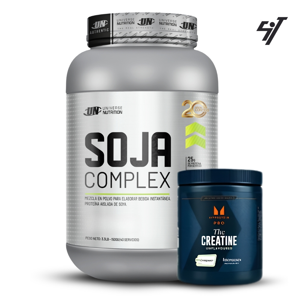 SOJA COMPLEX 1.5 KG COOKIES+CREATINA CREAPURE 500GR - 1