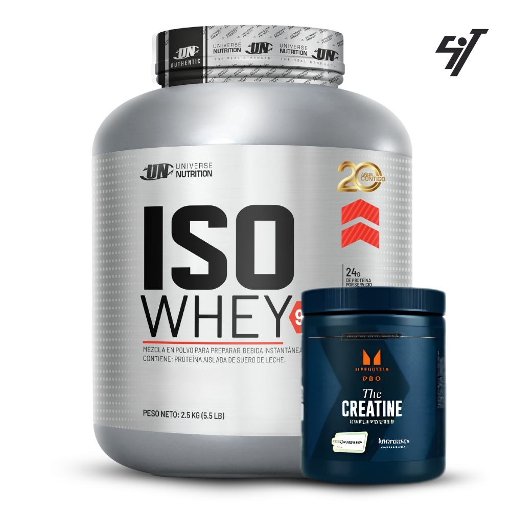 ISO WHEY 90 5.5 LB COOKIES+CREATINA CREAPURE MYPROTEIN 500GR - 1