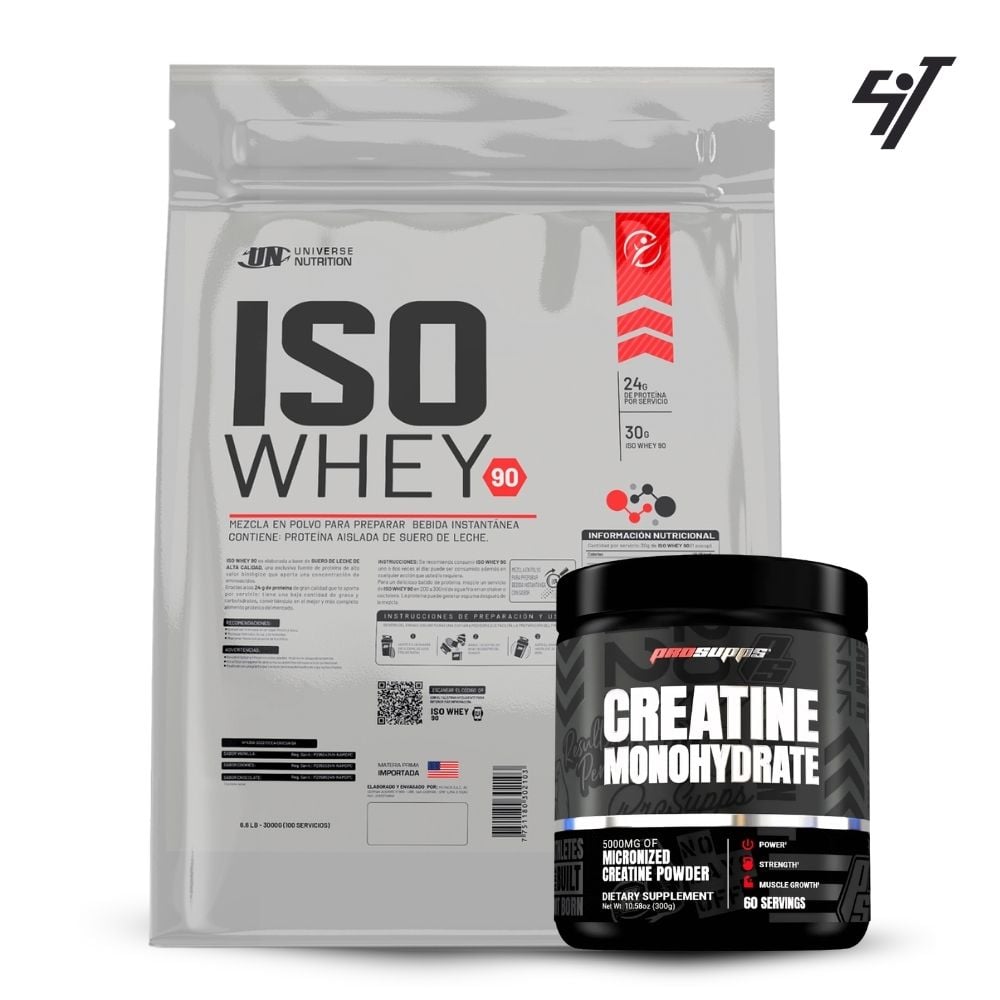 ISO WHEY 90 5 KG COOKIES+CREATINA PROSUPPS 300GR - 1