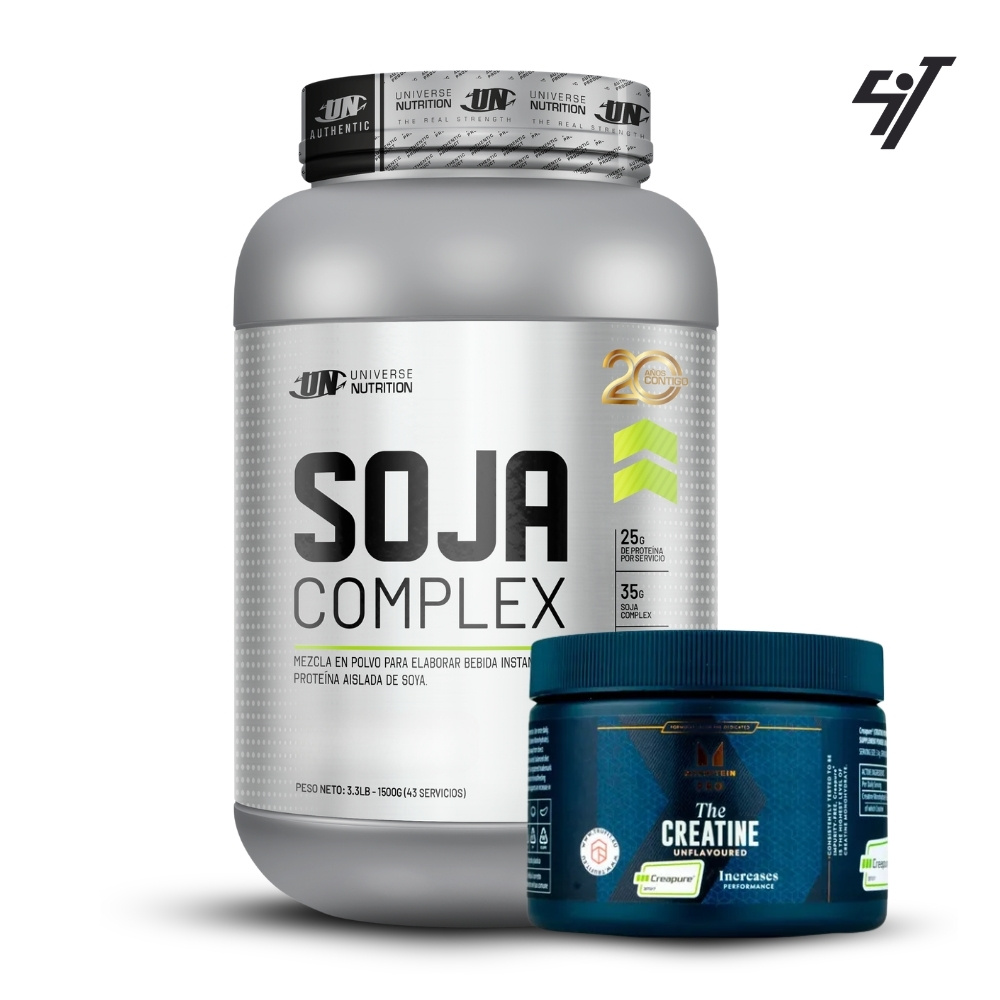 SOJA COMPLEX 1.5 KG COOKIES+CREATINA CREAPURE 250GR - 1