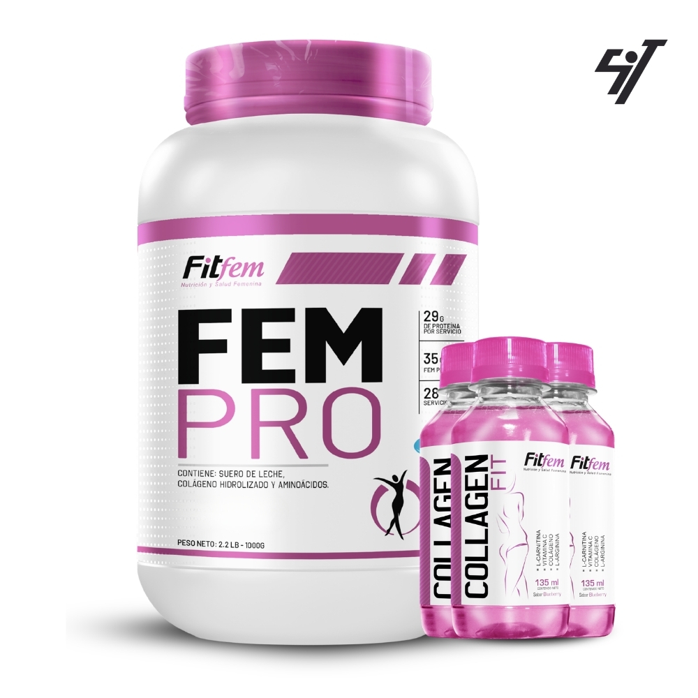 ISO FIT 1.1 KG VAINILLA + COLLAGEN FIT PACK 15 UNIDADES - 1