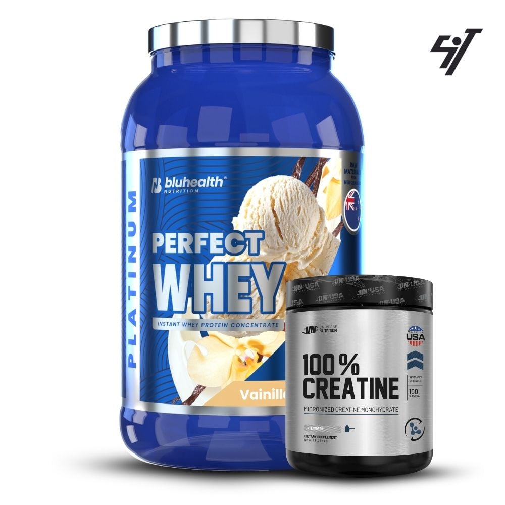 PERFECT WHEY PLATINUM 2LB VAINILLA+CREATINA UN 250GR - 1