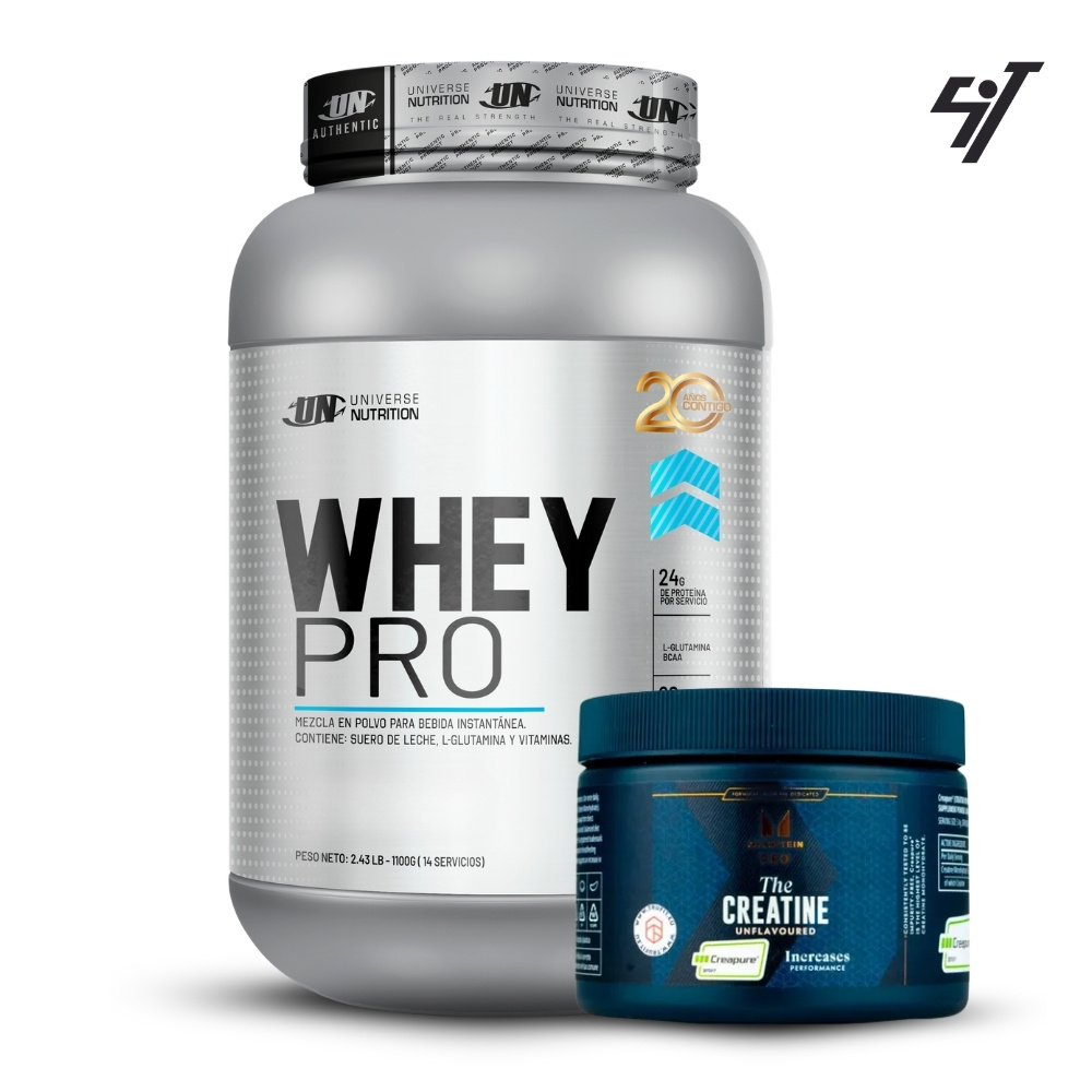WHEY PRO 1.1 KG CHOCOLATE+CREATINA CREAPURE MYPROTEIN 250GR - 1