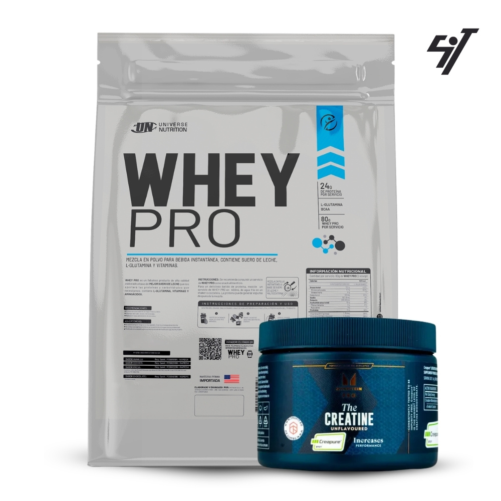 WHEY PRO 5KG CHOCOLATE+CREATINA CREAPURE MYPROTEIN 250GR - 1