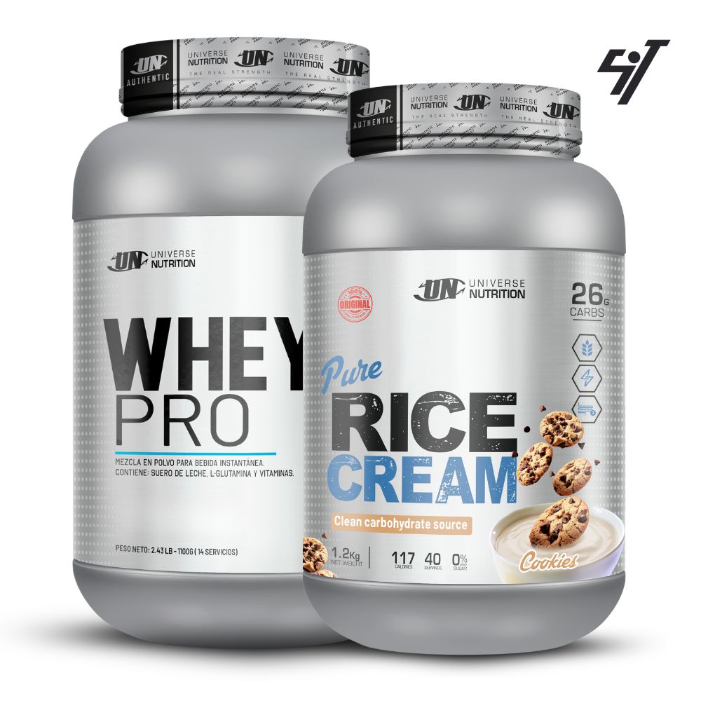 WHEY PRO 1.1 KG COOKIES+RICE CREAM 1.2KG COOKIES - 1