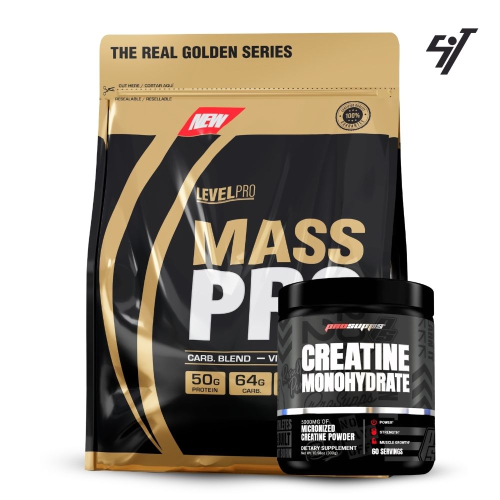 MASS PRO 15LBS RICH CHOCOLATE+CREATINA PROSUPPS 300GR - 1