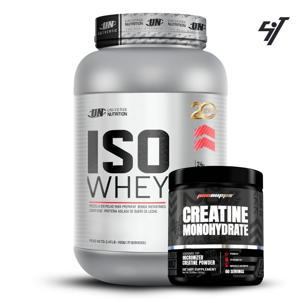 ISO WHEY 90 1.1 KG VAINILLA+CREATINA PROSUPPS 300GR - 1