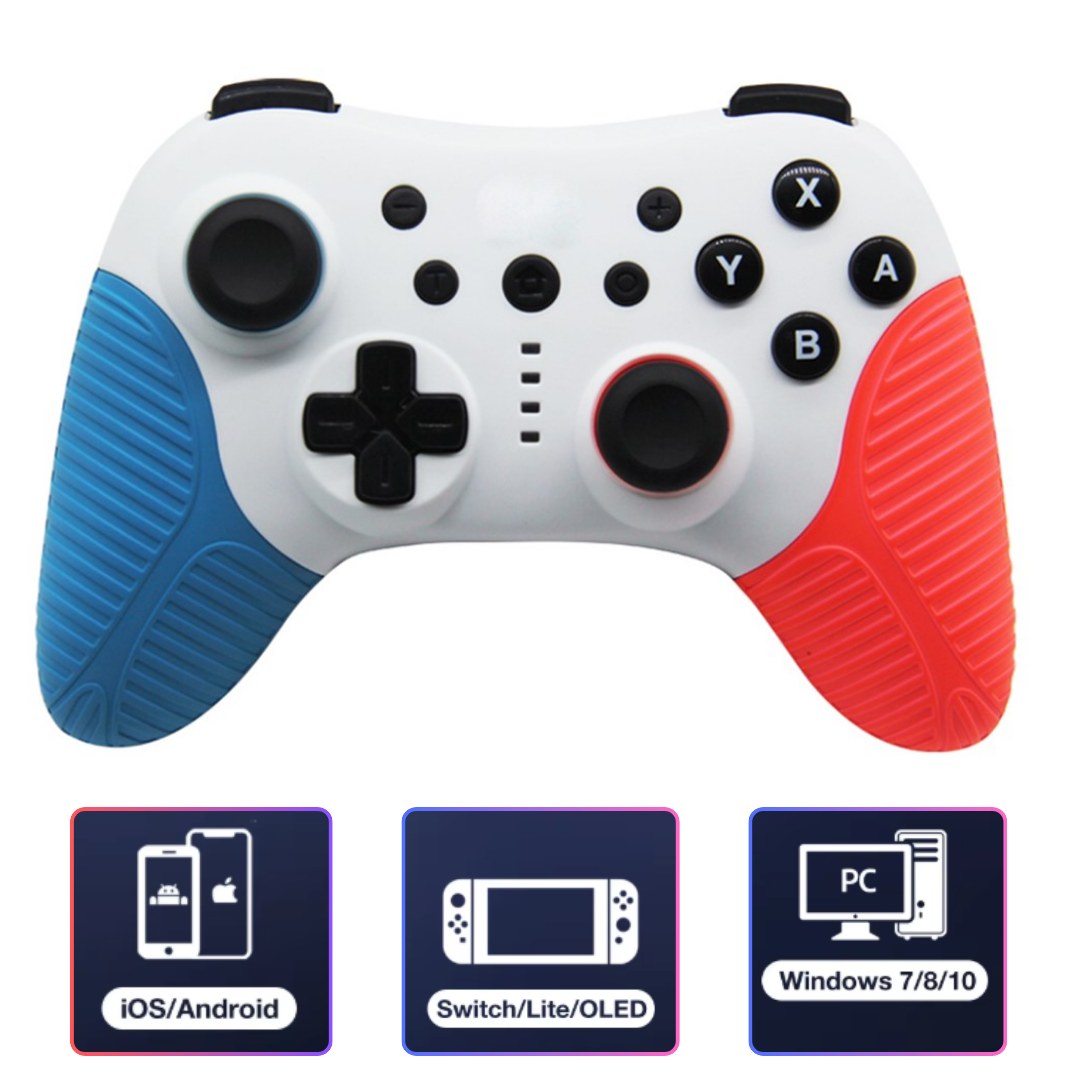 MANDO JOYSTICK CONTROL PRO INALÁMBRICO PARA PC SWITCH OLED LITE - FUNCIÓN TURBO GIROSCOPIO Y VIBRACIÓN HS-SW510 - 1