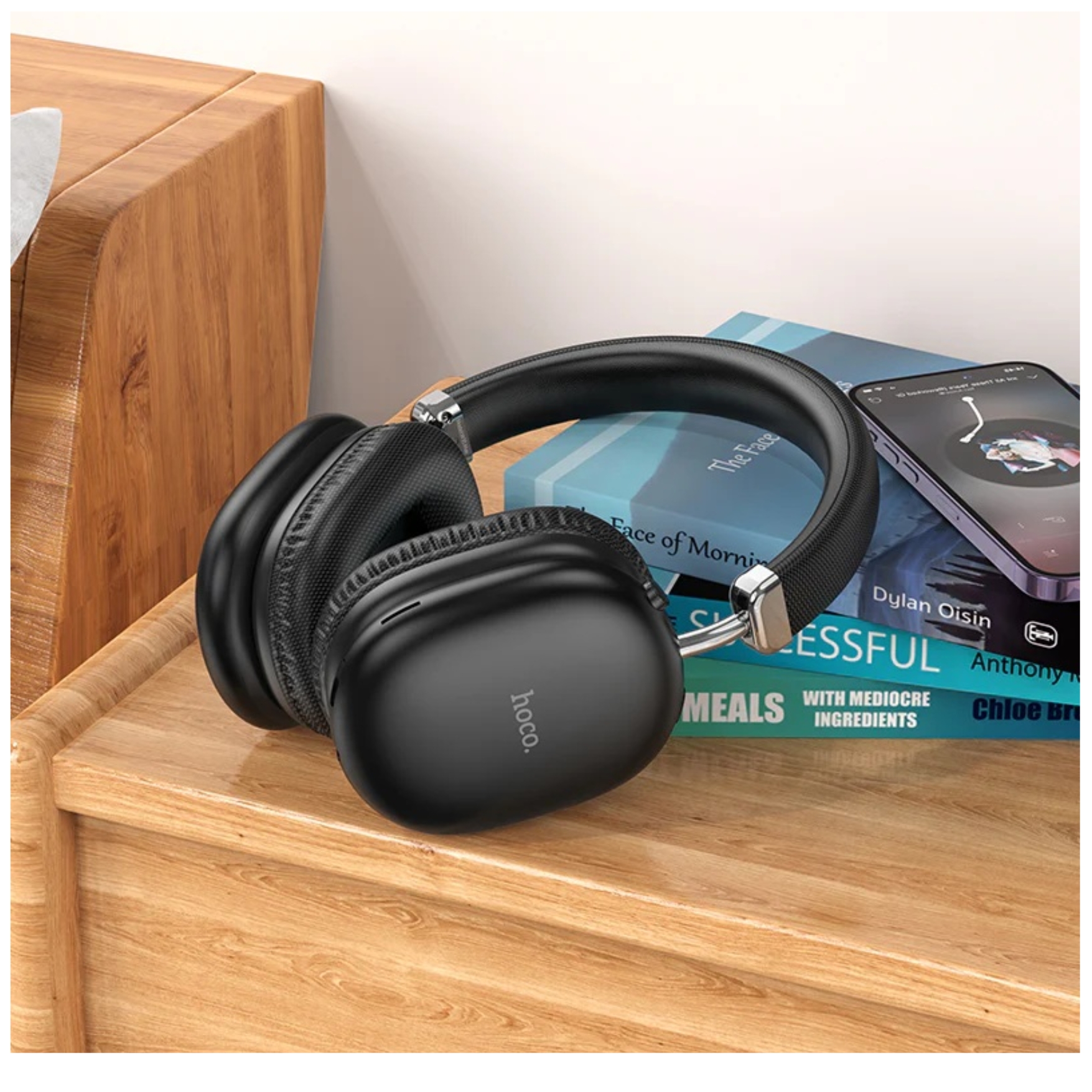 AUDIFONO BLUETOOTH HOCO W35 MAX INALÁMBRICO DE VINCHA 90 HORAS BATERÍA OVER EAR - 5