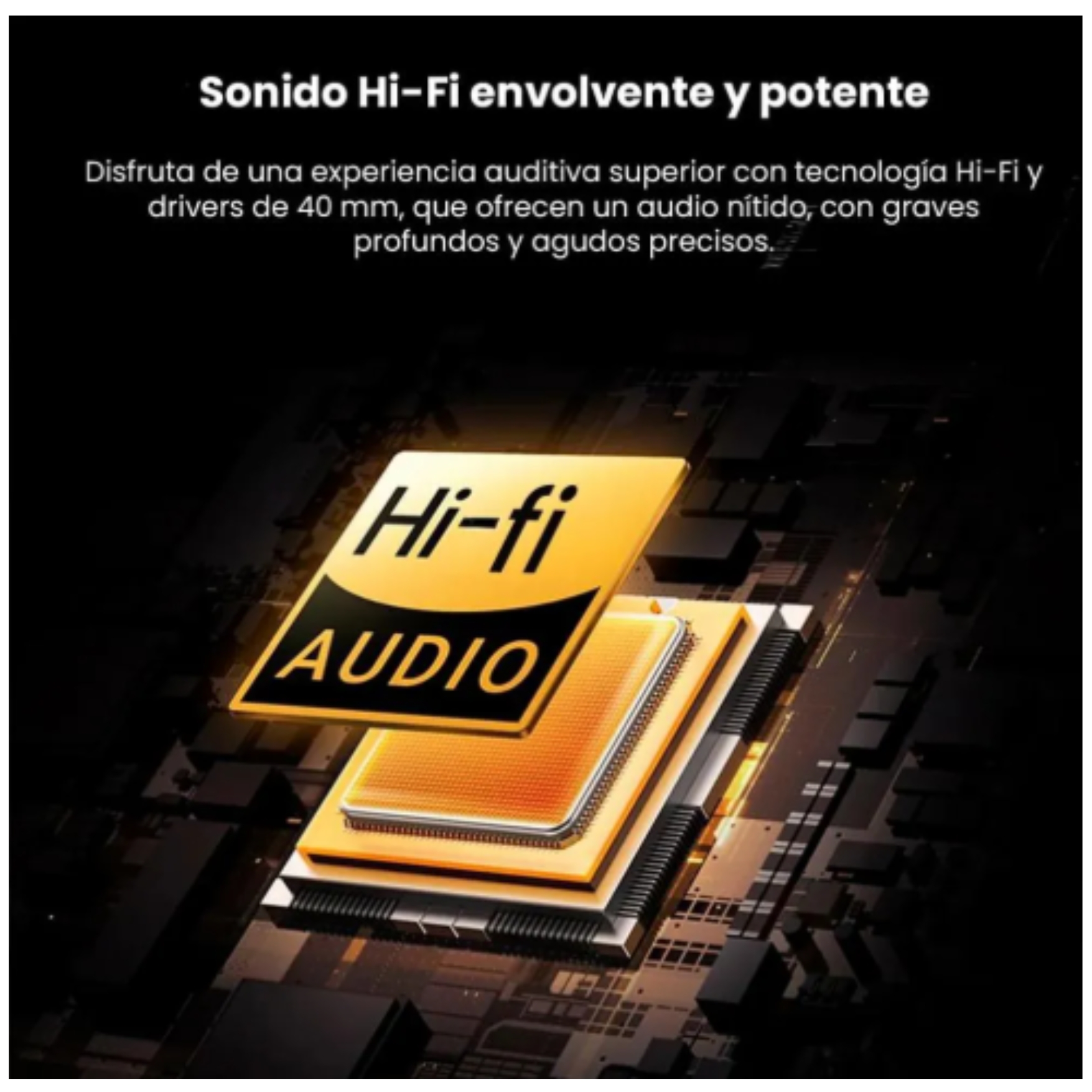 AUDIFONO INALAMBRICO BLUETOOTH HOCO W53 OVER-EAR CON MICRÓFONO Y 46 HORAS BATERÍA DE LARGA DURACIÓN - 3