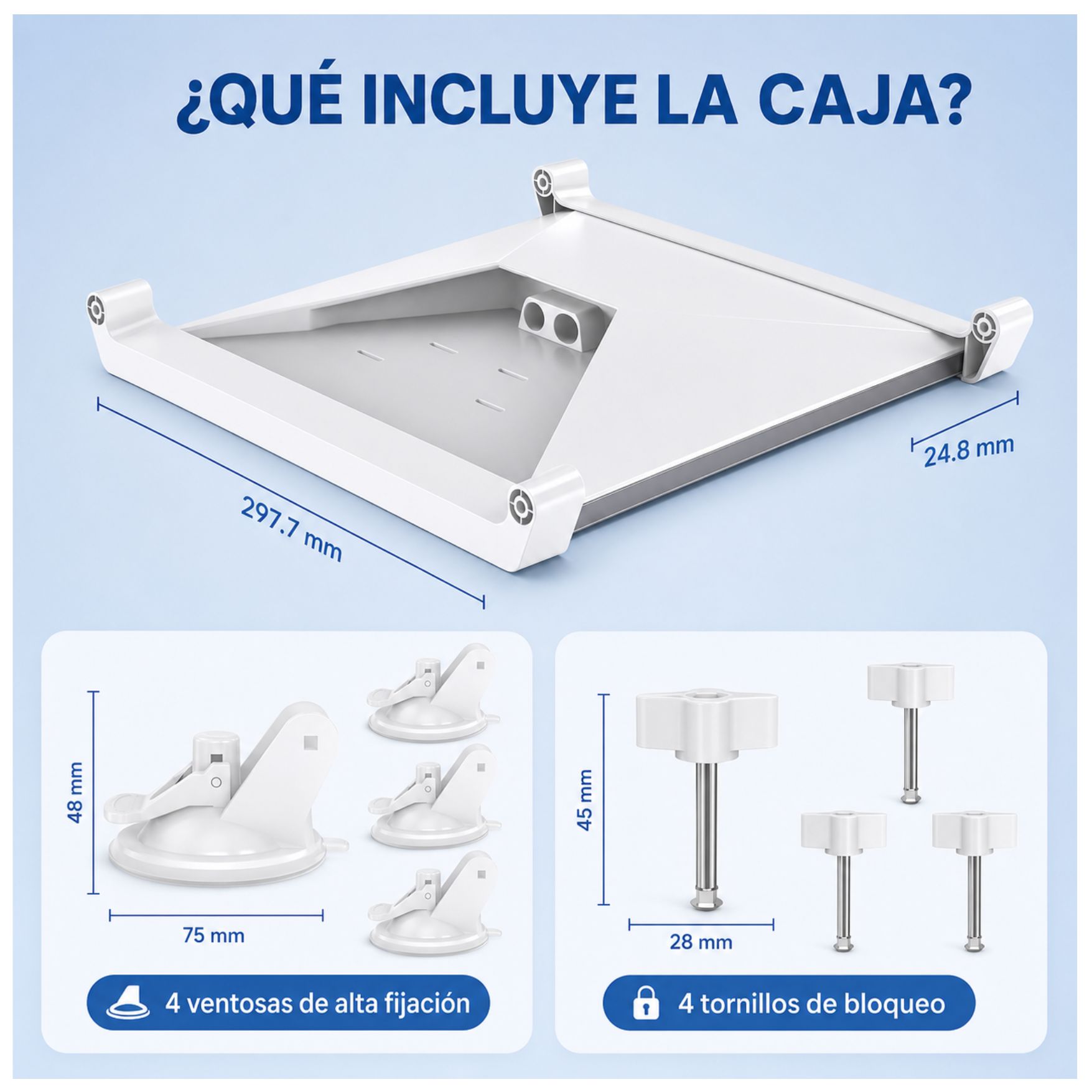 BASE SOPORTE DE ANTENA STARLINK MINI CON VENTOSA PARA CARRO AUTO, BARCOS, CAMPING Y VIAJES - 2