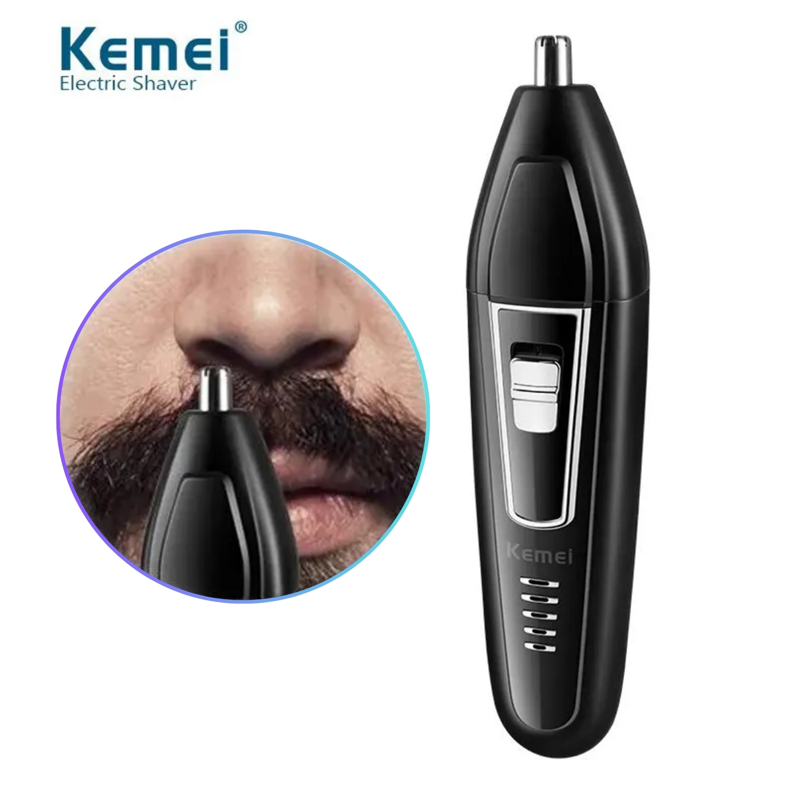 RASURADORA CORTADORA DE PELO KEMEI 3 EN 1 RECARGABLE INALAMBRICO  MULTIFUNCIONAL KM-6556 - 3