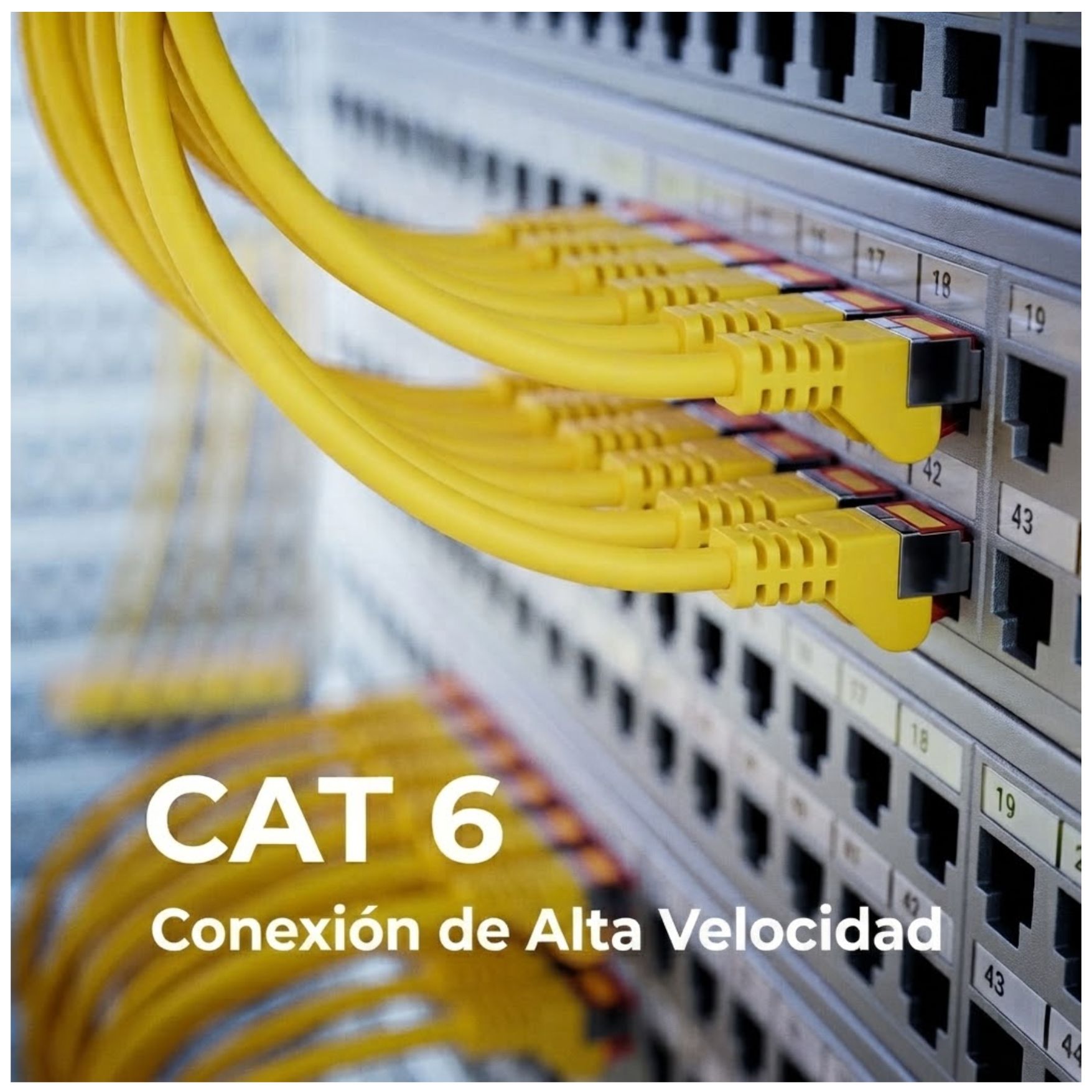 CABLE DE RED CAT6 ETHERNET UTP RJ45 30 METROS ALTA VELOCIDAD - 5