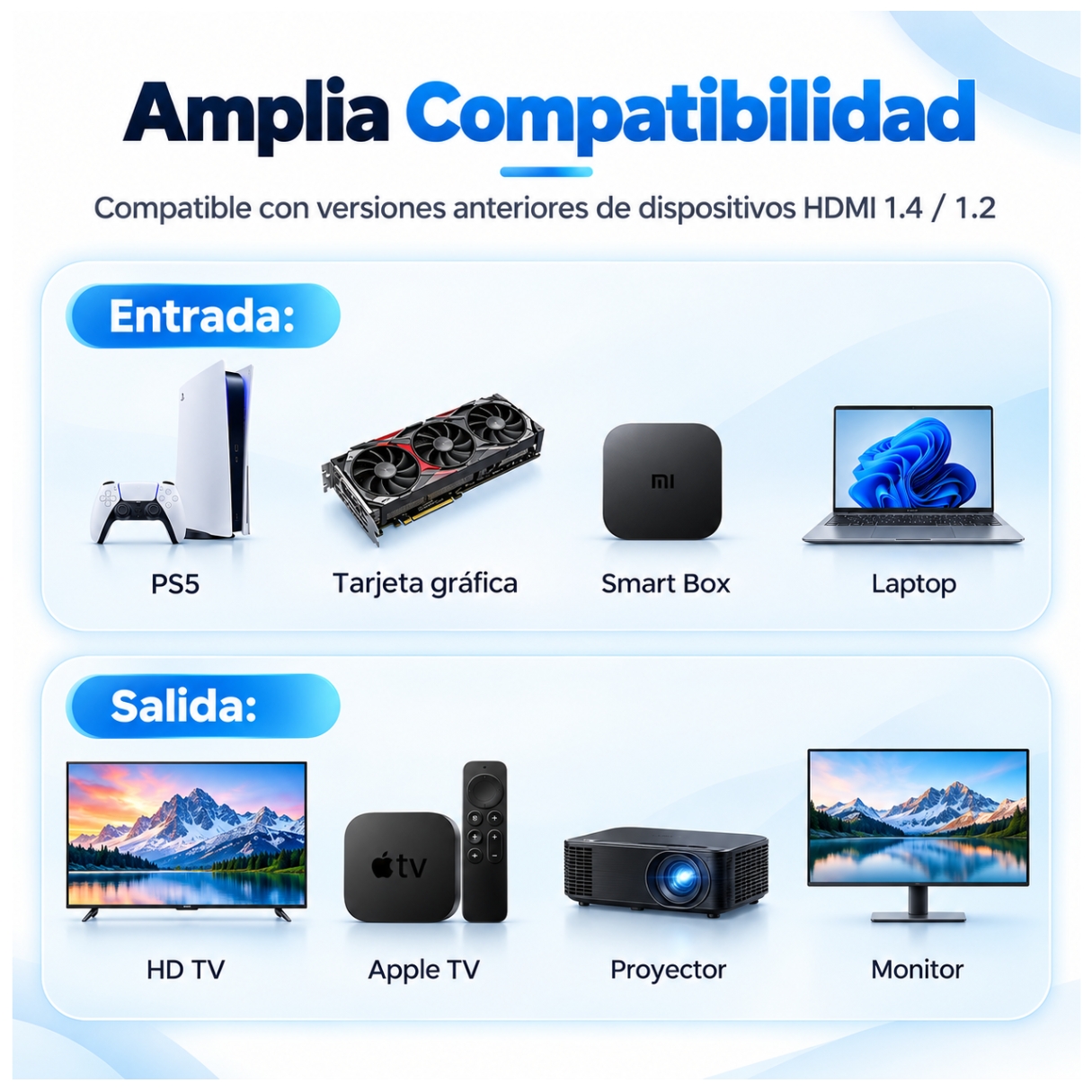 CABLE HDMI 2.0 UGREEN 4K 60HZ DE 1 METRO ULTRA HD HD10106 - 7