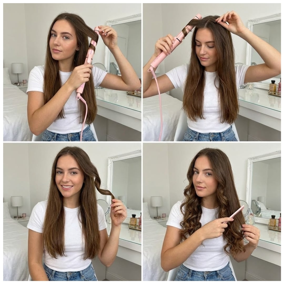 RIZADOR ONDULADOR DE CABELLO ROZIA ONDAS PERFECTAS EN MINUTOS PROFESIONAL HR812 - 6