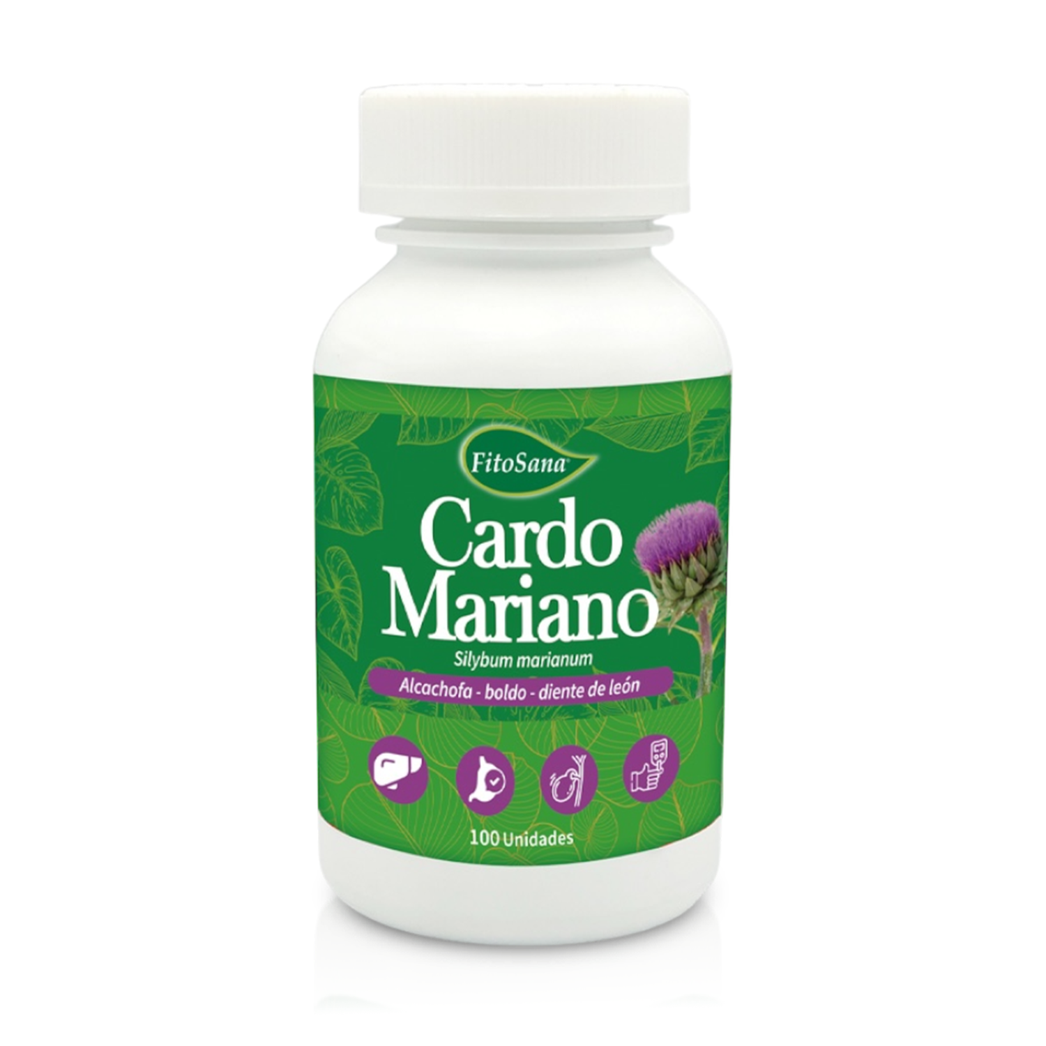 CARDO MARIANO (100 CÁPSULAS) - FITOSANA - 1