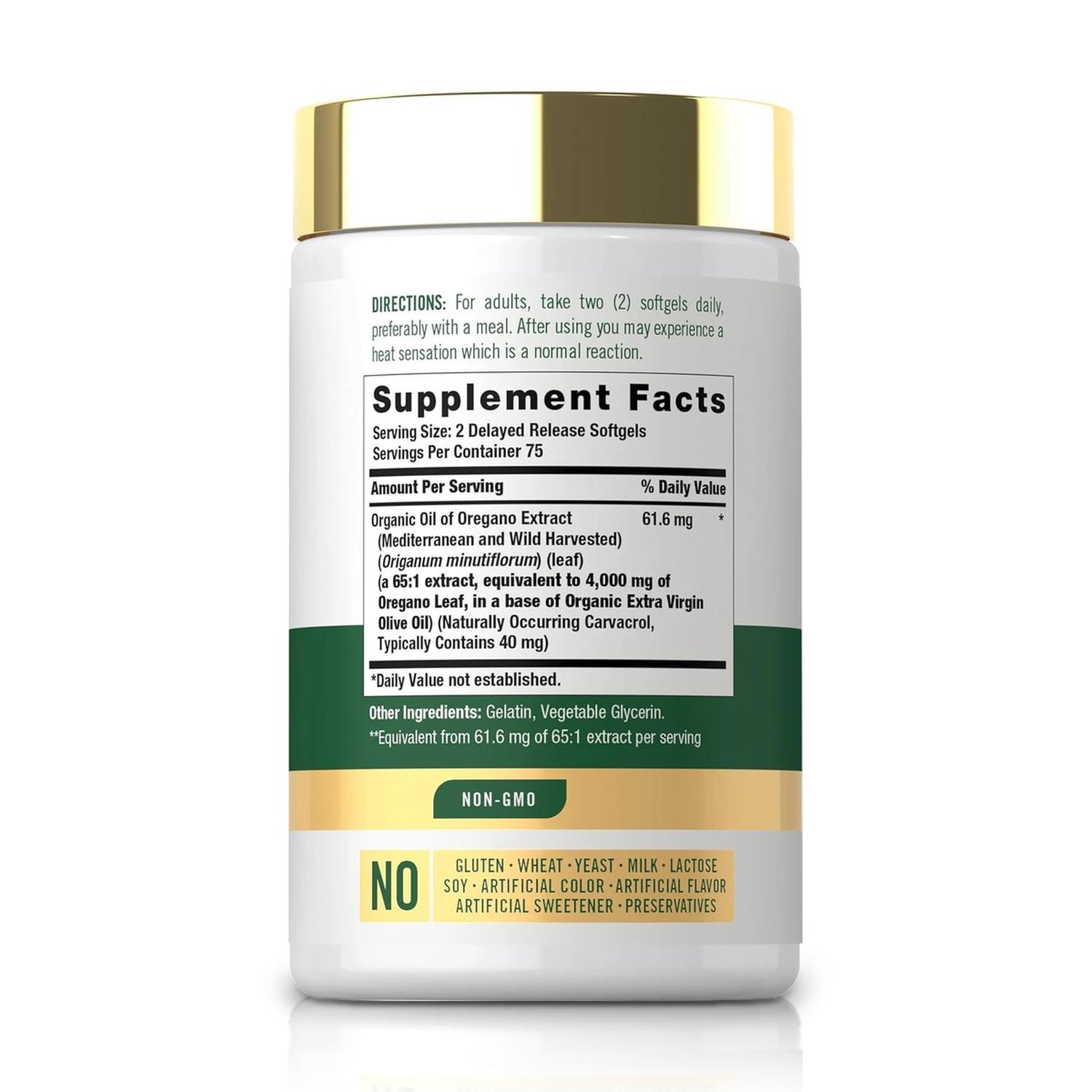 ACEITE DE ORÉGANO 4000MG (150 SOFTGELS) - CARLYLE - 2