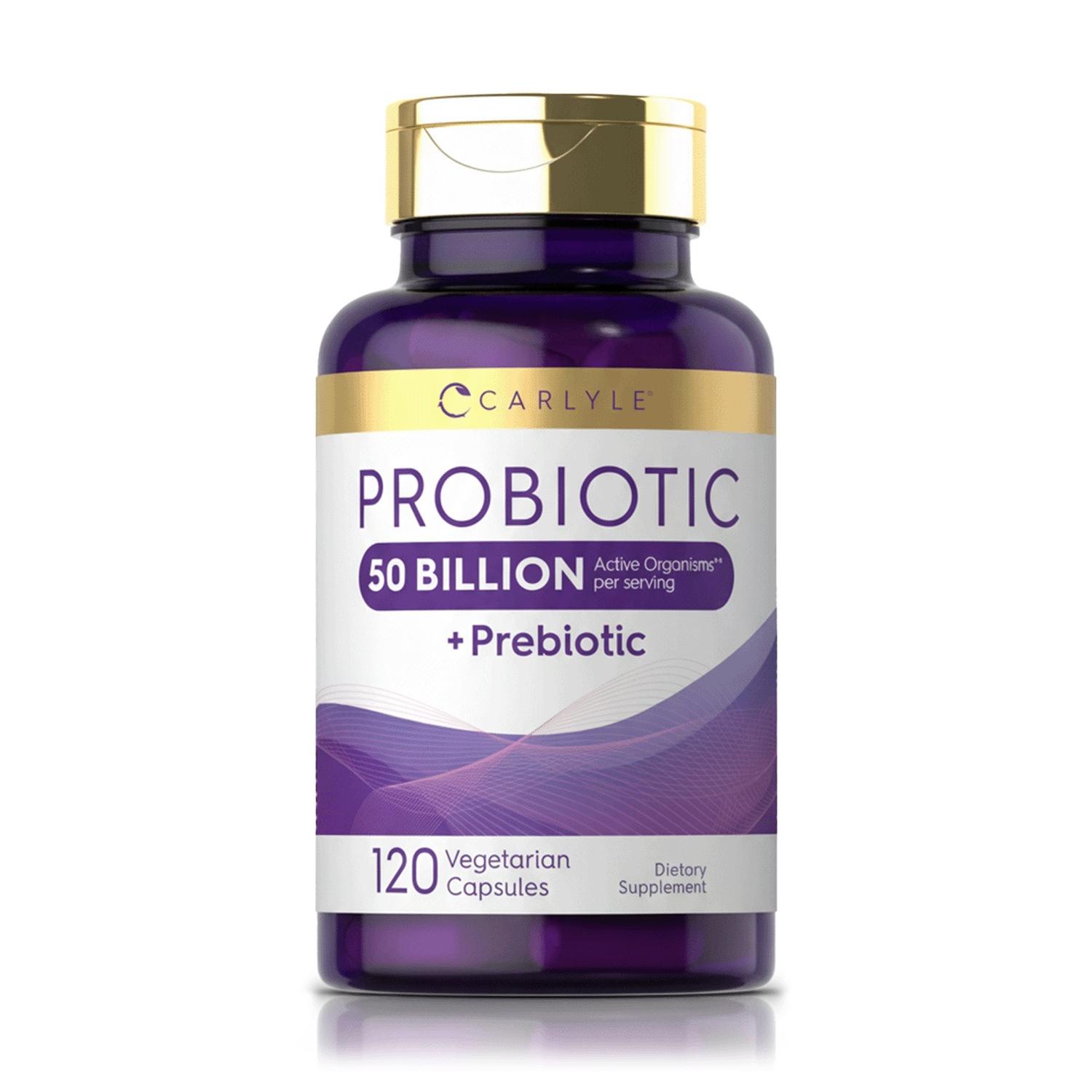 PROBIÓTICO 50 BILLION CFU + PREBIÓTICO (120 CÁPSULAS) – CARLYLE - 1