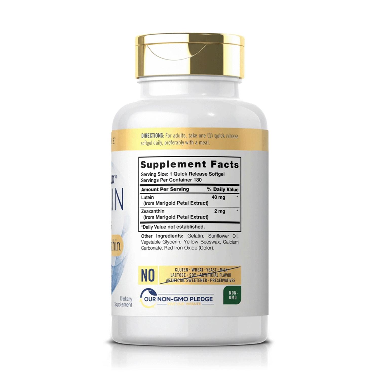 LUTEÍNA Y ZEAXANTINA (180 SOFTGELS) – CARLYLE - 2