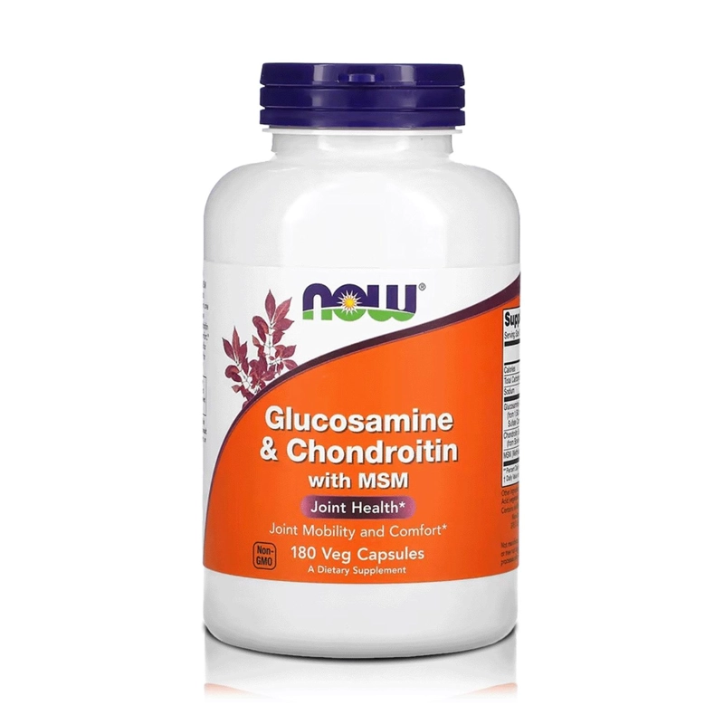 GLUCOSAMINA, CONDROITINA Y MSM (180 CÁPSULAS) – NOW FOODS - 1