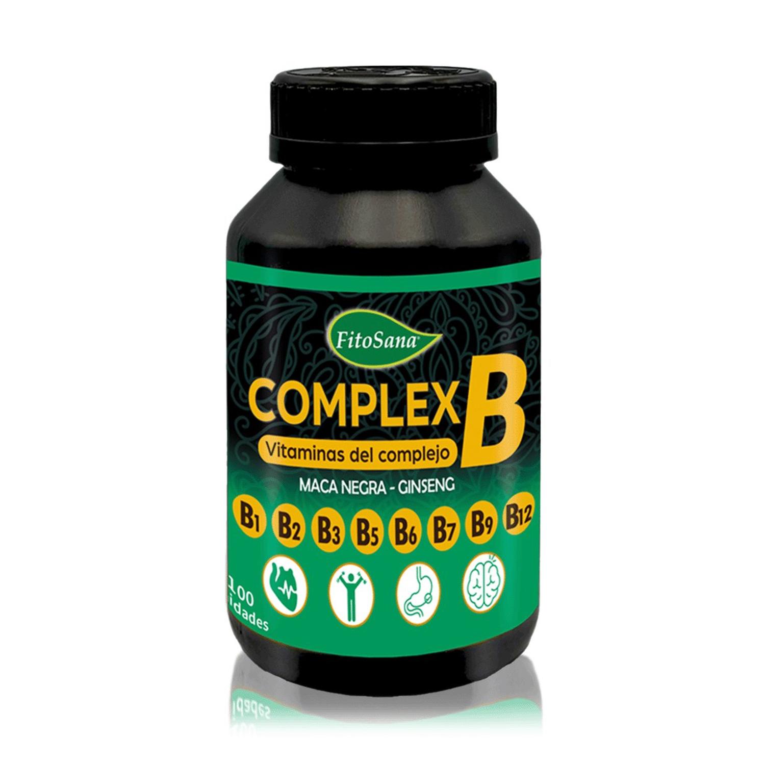 COMPLEJO B (100 CÁPSULAS) - METABOLISMO ACTIVO - FITOSANA - 1