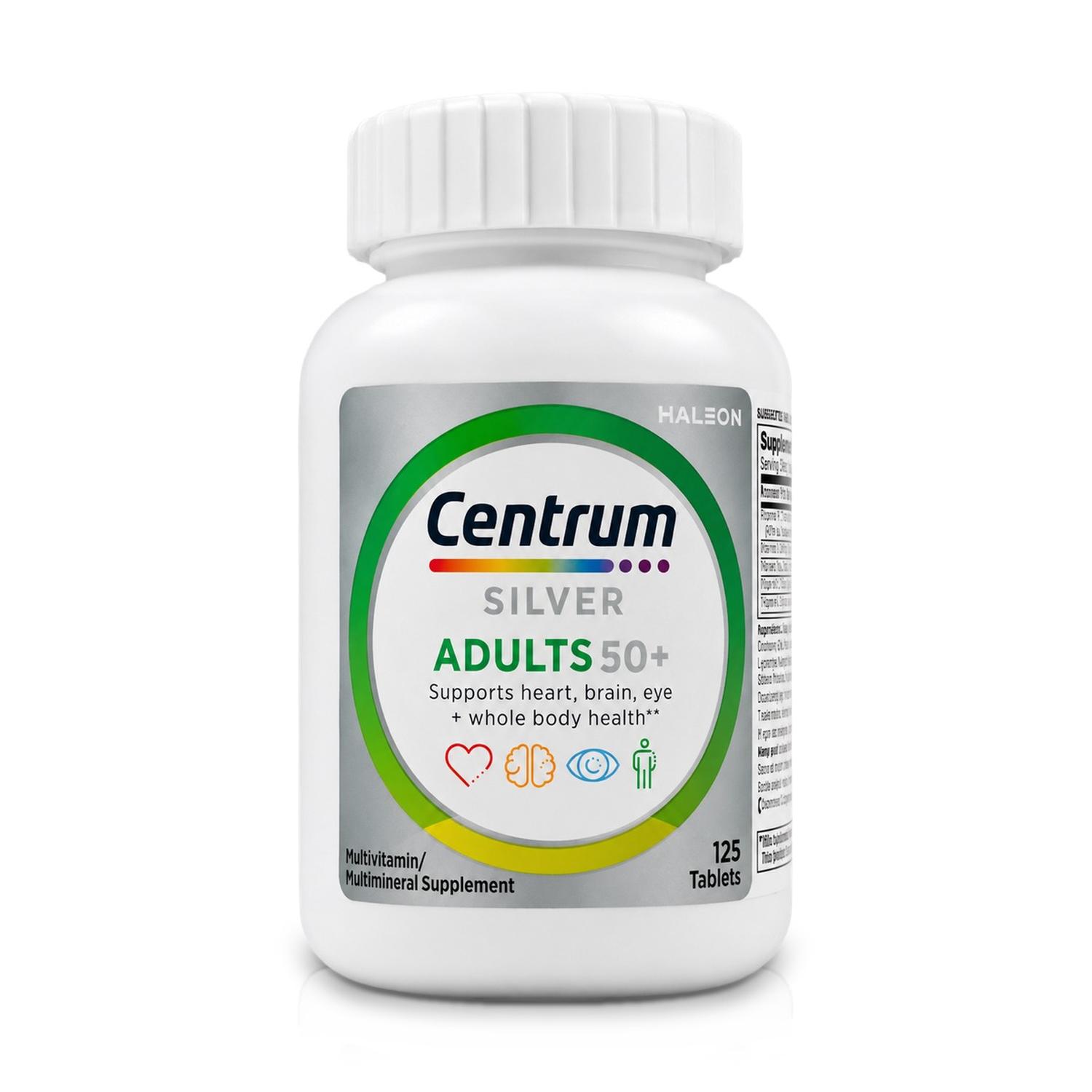 SILVER ADULTS 50+ (125 TABLETAS) - VITALIDAD - CENTRUM - 1