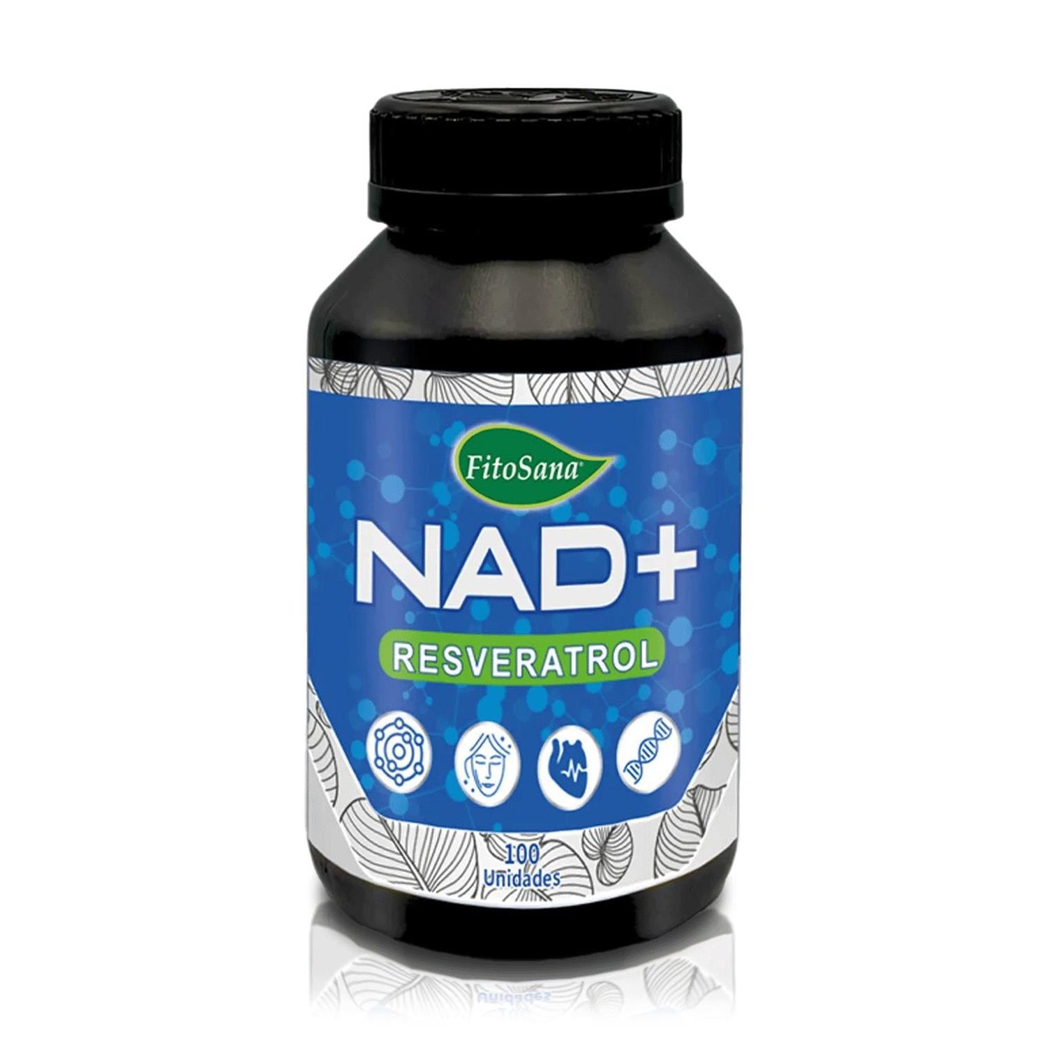 NAD + RESVERATROL (100 CÁPSULAS) - ENERGÍA CELULAR - FITOSANA - 1