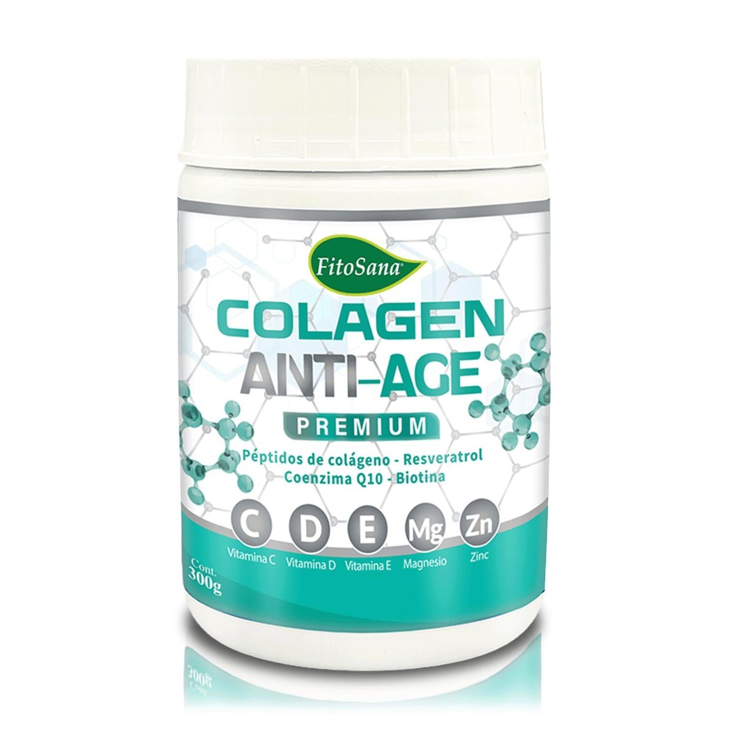 PÉPTIDOS DE COLÁGENO, RESVERATROL, COQ10, BIOTINA (300 G) - PIEL RADIANTE - FITOSANA - 1