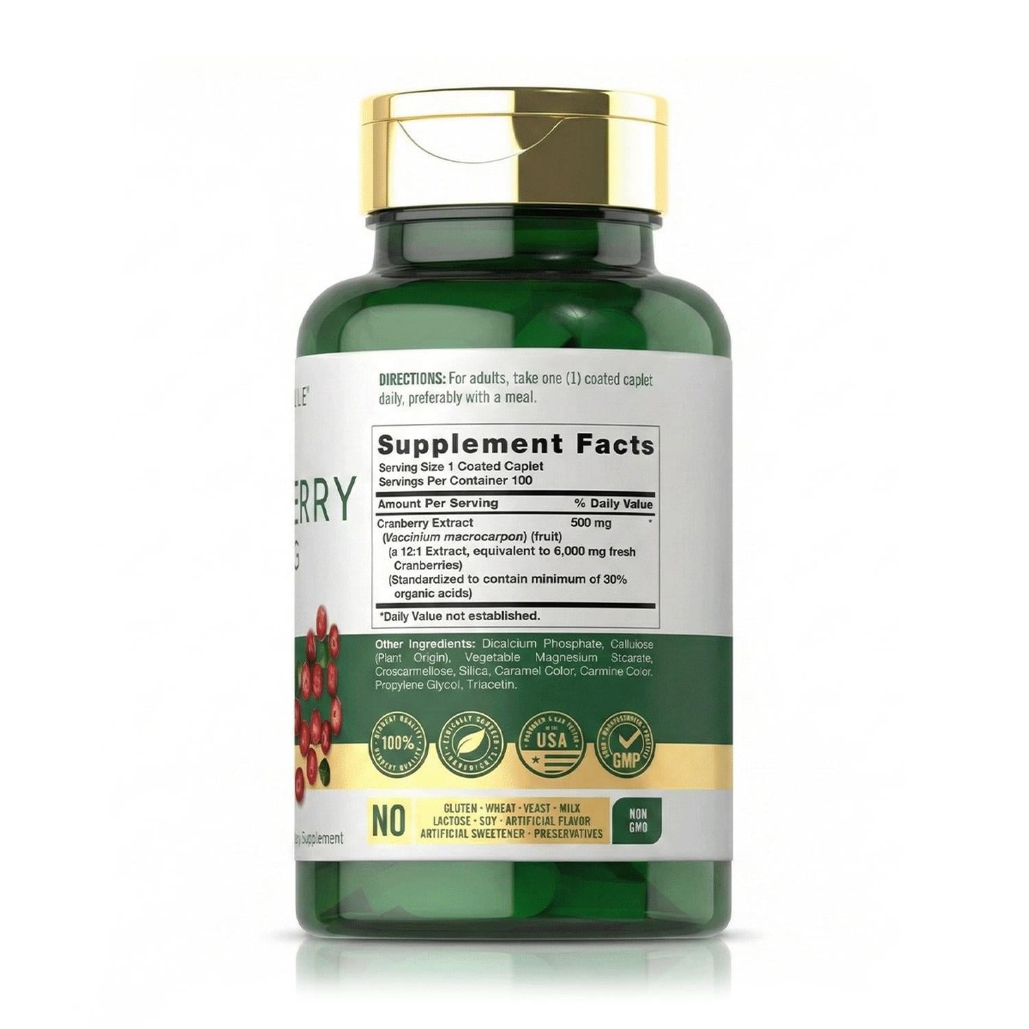 CRANBERRY 500 MG (100 TABLETAS) - CARLYLE - 2