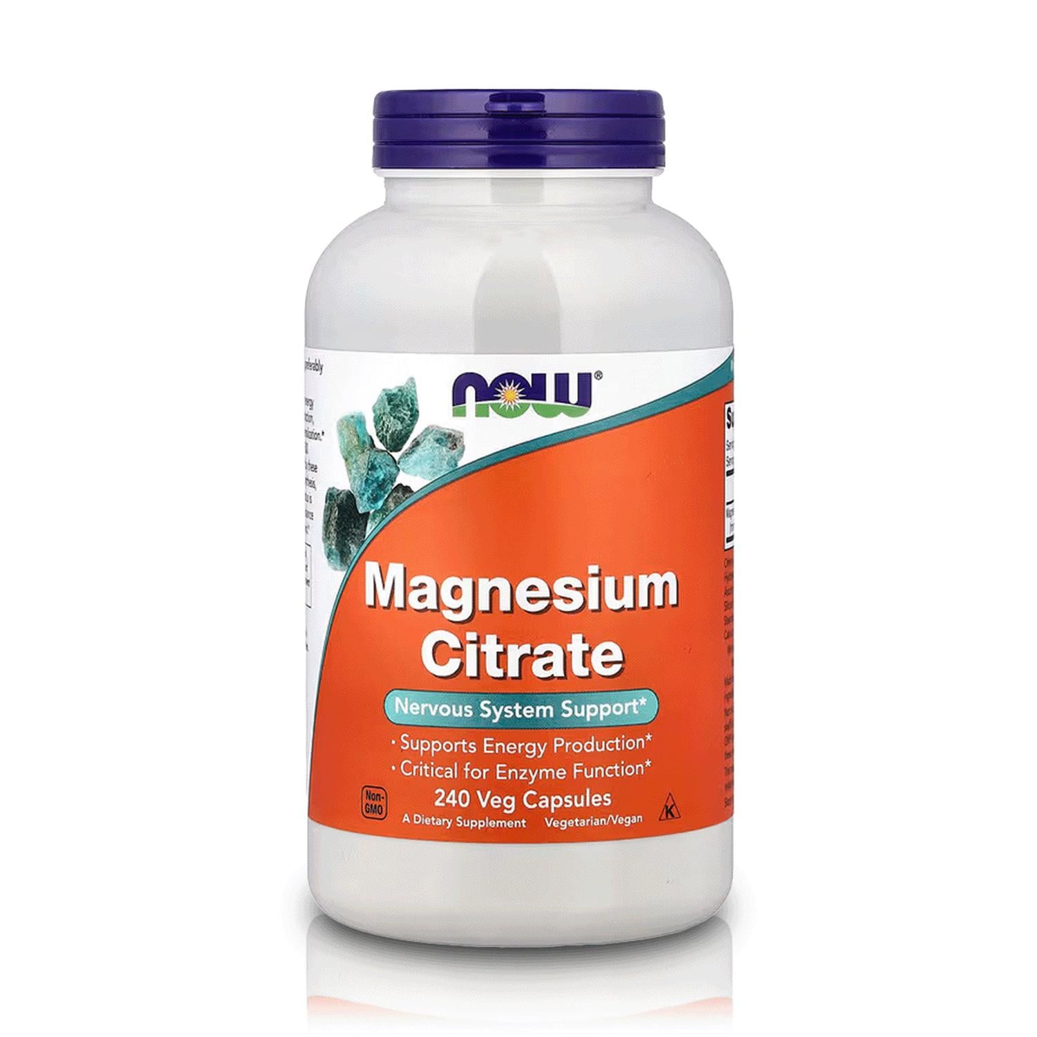 CITRATO DE MAGNESIO 400MG (240 CÁPSULAS) - NOW FOODS - 1
