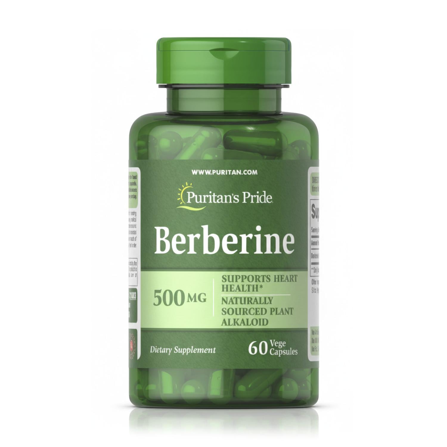 BERBERINA 500 MG (60 CÁPSULAS) - PURITAN'S PRIDE - 1