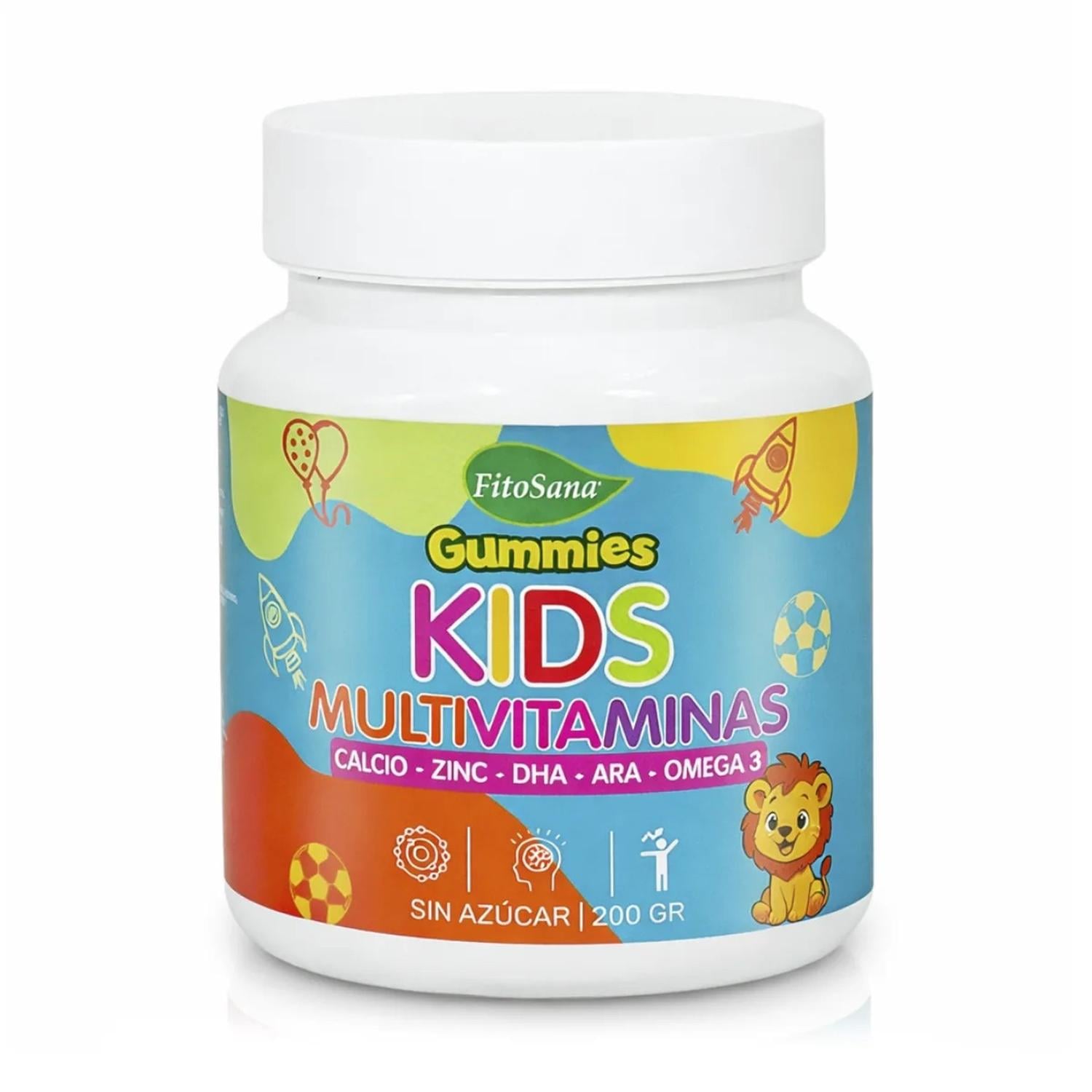 MULTIVITAMINAS KIDS GOMITAS SIN AZÚCAR (200 G) - FITOSANA - 1