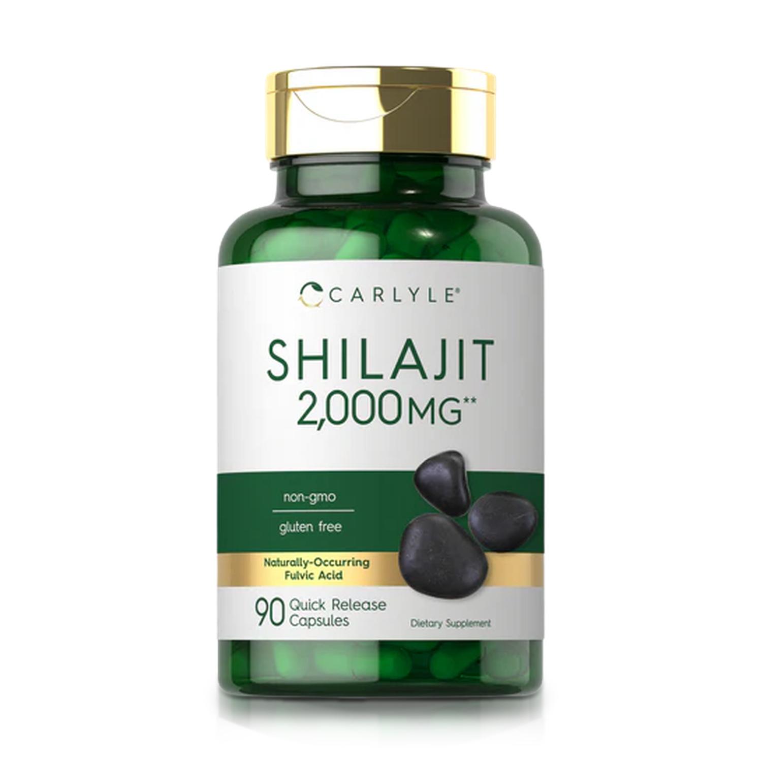 SHILAJIT 2000 MG (90 CÁPSULAS) - CARLYLE - 1
