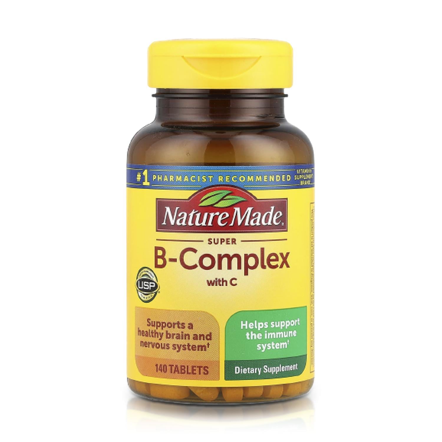 SUPER B-COMPLEX (140 TABLETAS) - NATURE MADE - 1
