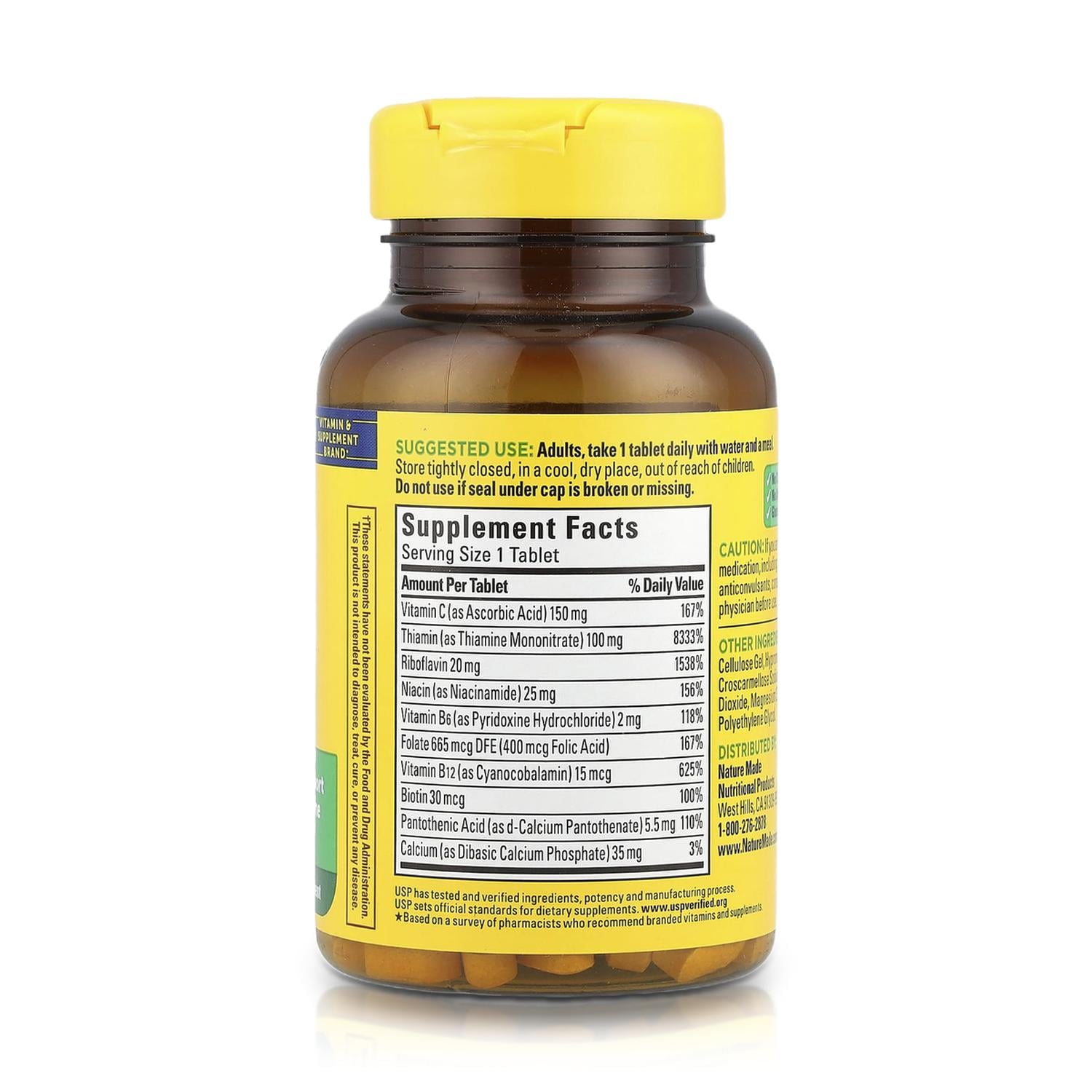 SUPER B-COMPLEX (140 TABLETAS) - NATURE MADE - 2
