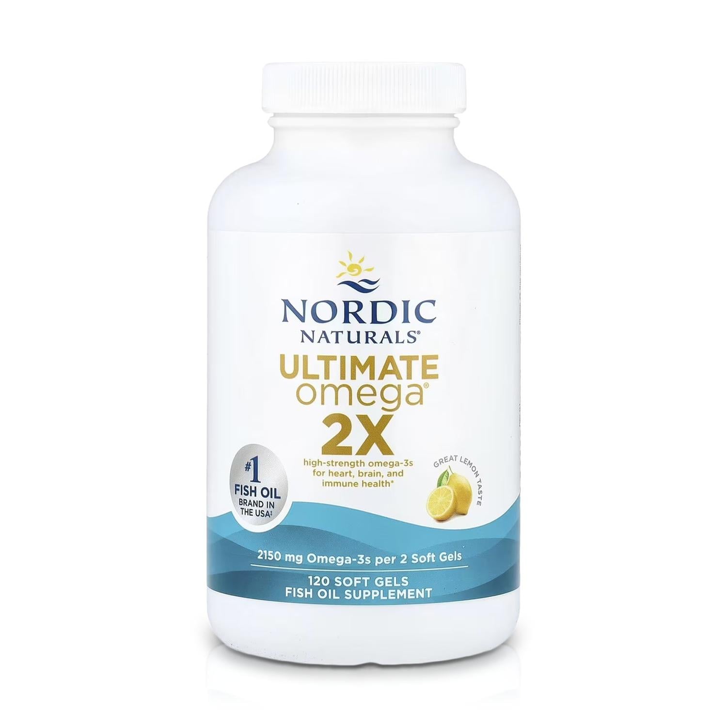 ULTIMATE OMEGA 2X 2150MG (60 SOFTGELS) - NORDIC NATURALS - 1