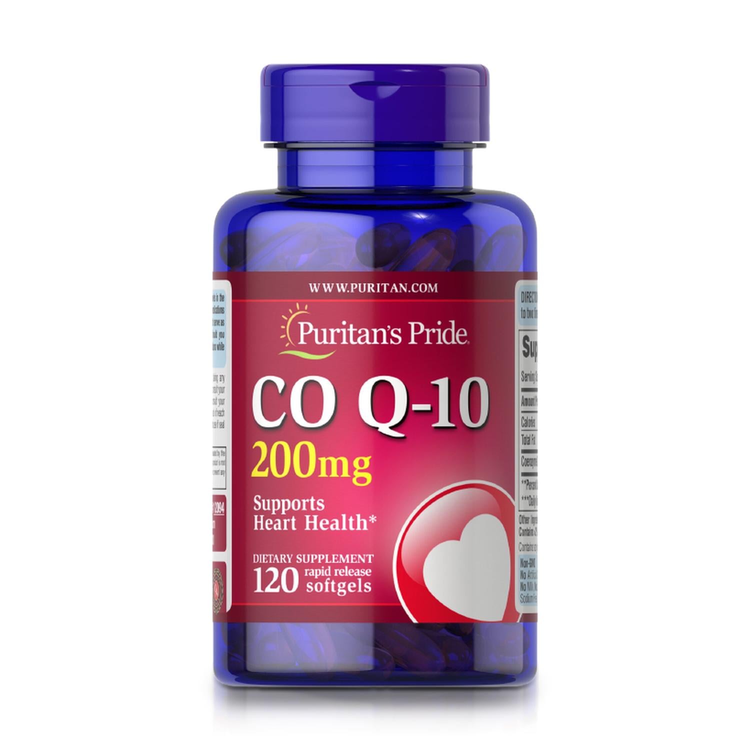 COENZIMA Q-10 200 MG (120 SOFTGELS) - PURITAN’S PRIDE - 1